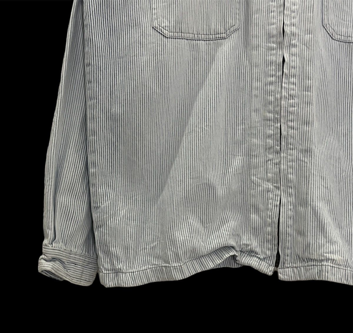 Japanese Brand Vintage Dog House Hickory Stripe Jacket Size US L / EU 52-54 / 3 - 3 Thumbnail