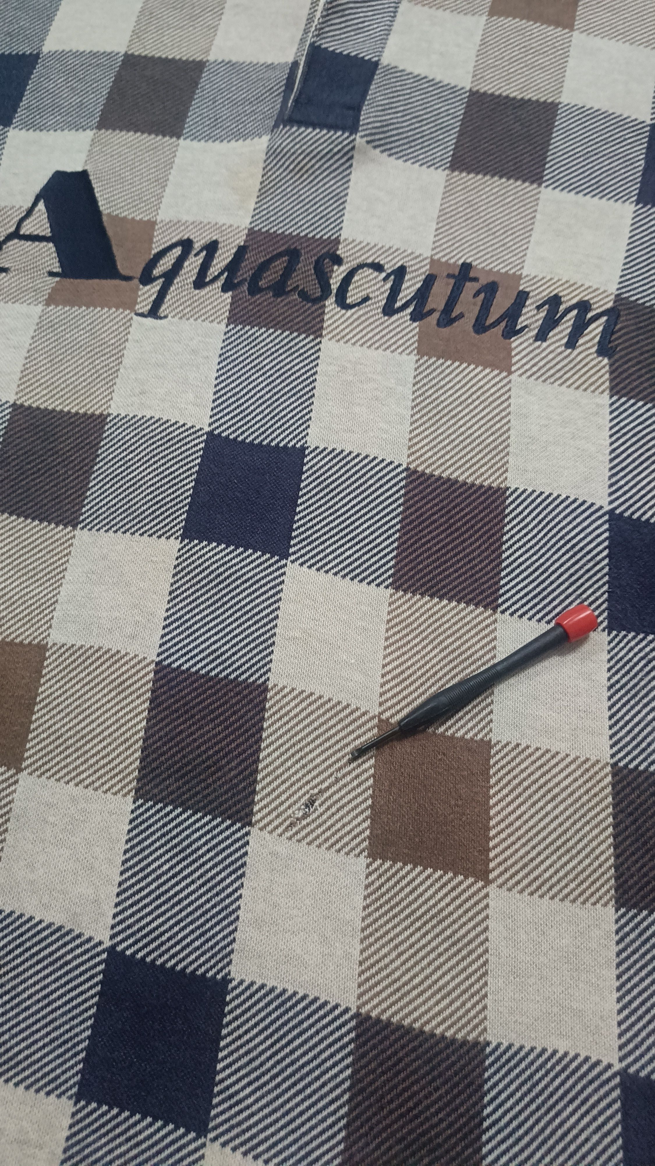 Aquascutum 🔥🔥Rare Distressed Vintage Aquascuntum Rugby Long Sleeve Size US L / EU 52-54 / 3 - 6 Thumbnail
