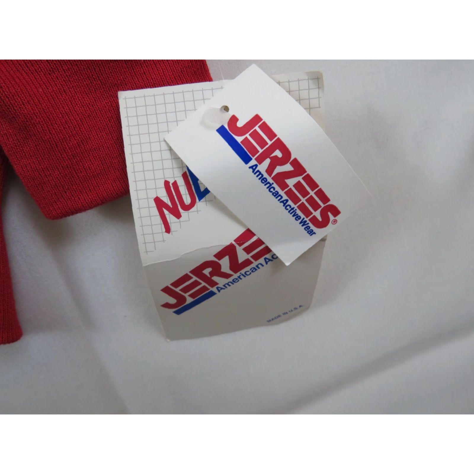Jerzees VINTAGE Jerzees Sweatshirt Mens L Red Crew Neck Long Sleeve Made in USA New With Tags Size US L / EU 52-54 / 3 - 5 Thumbnail