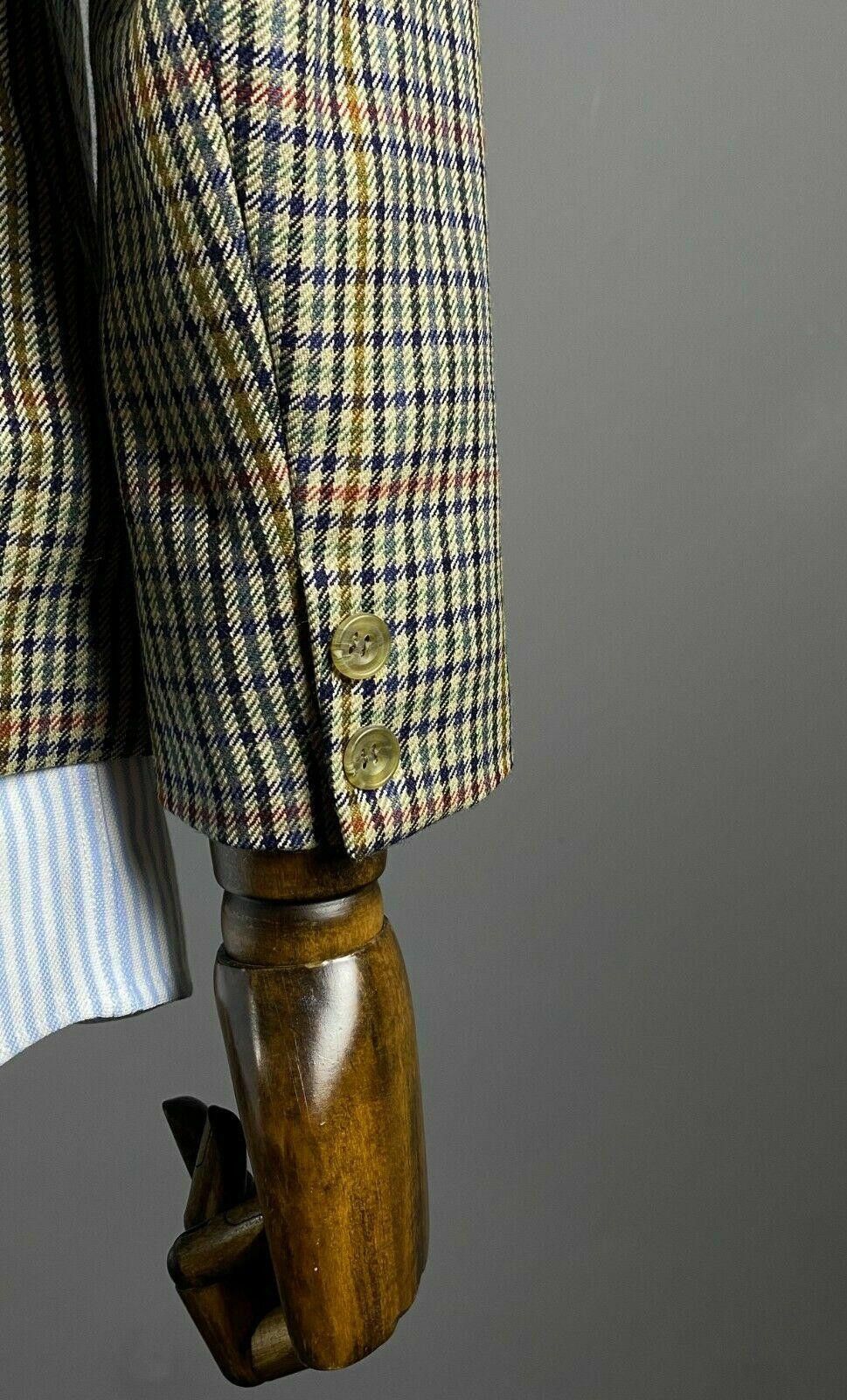 DAKS Daks Signature London Check Coat Blazer M / US 40 / EU 50 Size 40R - 7 Thumbnail