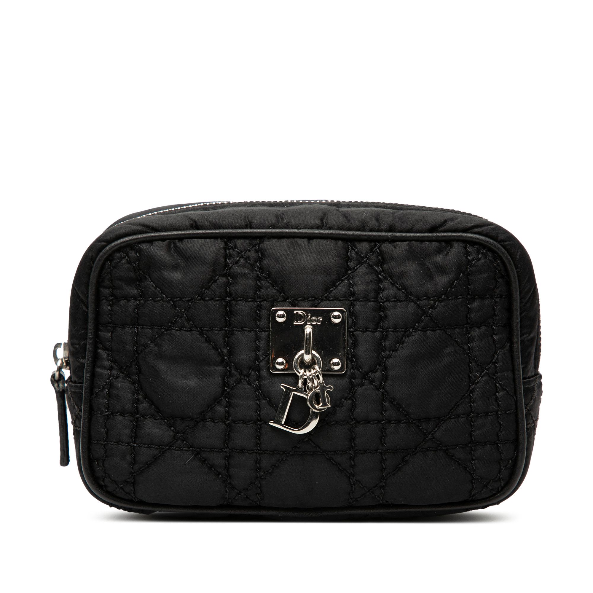 Dior Dior Nylon Cannage Charm Trousse Cosmetic Bag Size ONE SIZE - 1 Thumbnail