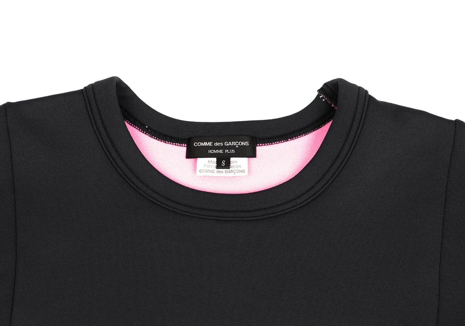 Comme des Garcons Homme Plus Flared Silhouette Bonded Short Sleeve Long T-Shirt Black Size US S / EU 44-46 / 1 - 2 Thumbnail