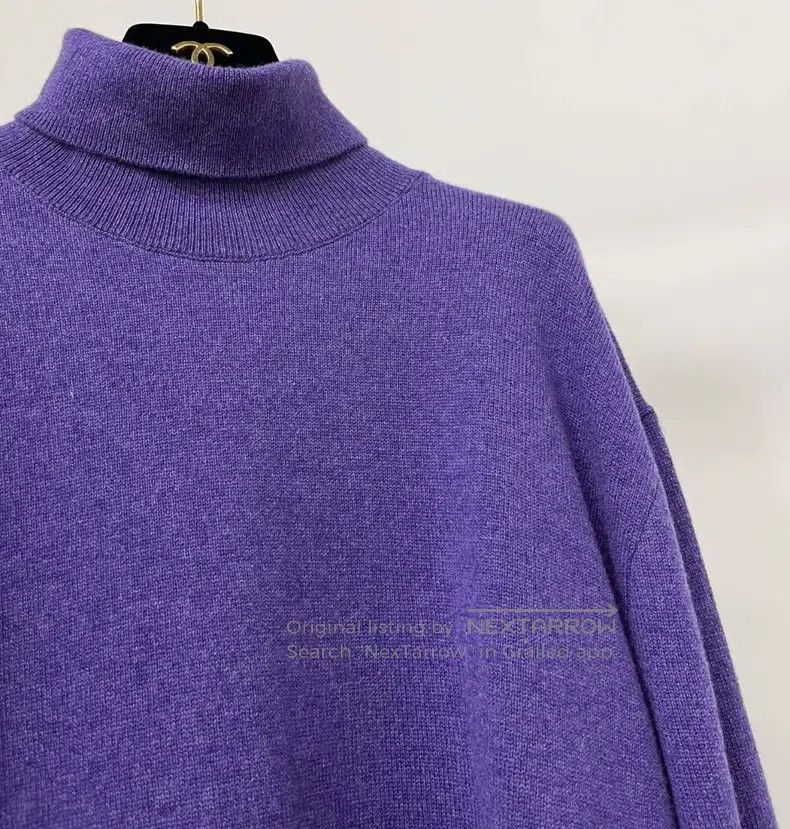 The Row The row Purple cashmere turtleneck sweater Size XS / US 0-2 / IT 36-38 - 1 Thumbnail