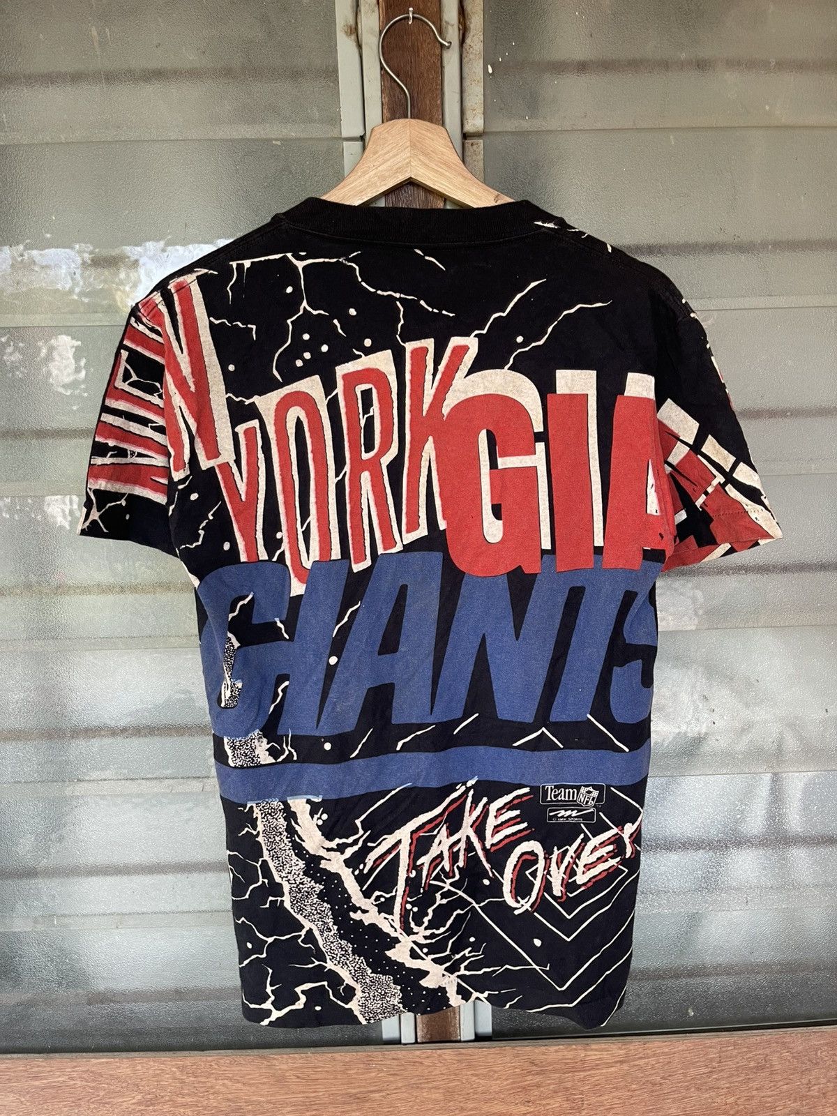 NFL Vintage Magic Johnson T's New York Giants All Over Print Tee Size US M / EU 48-50 / 2 - 9 Thumbnail