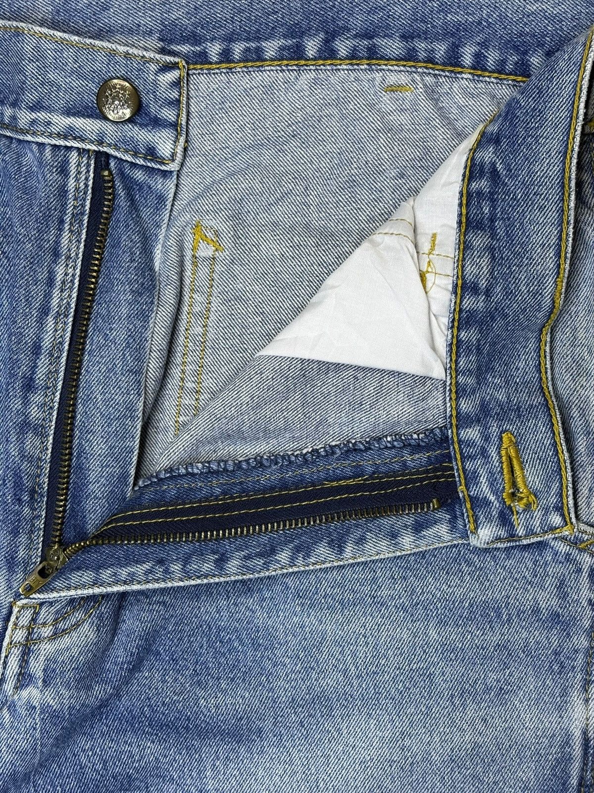 Japanese Brand × Vintage Vintage Japanese Brand Faded Cargo Carpenter Loose Jeans Size US 31 - 9 Thumbnail