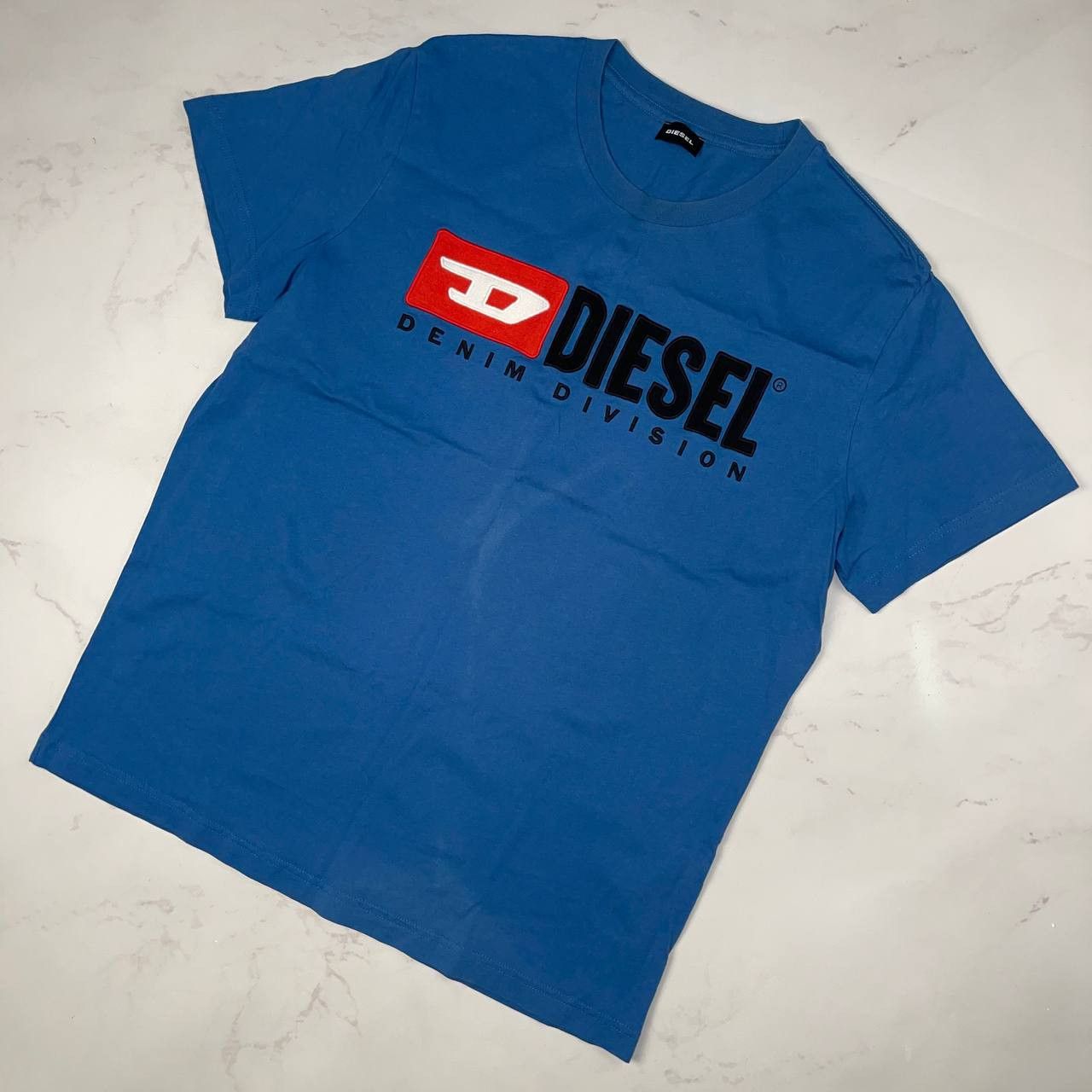 Diesel Vintage Diesel T-Shirt Big Logo Japanese Y2K Size XL Blue Size US XL / EU 56 / 4 - 2 Thumbnail