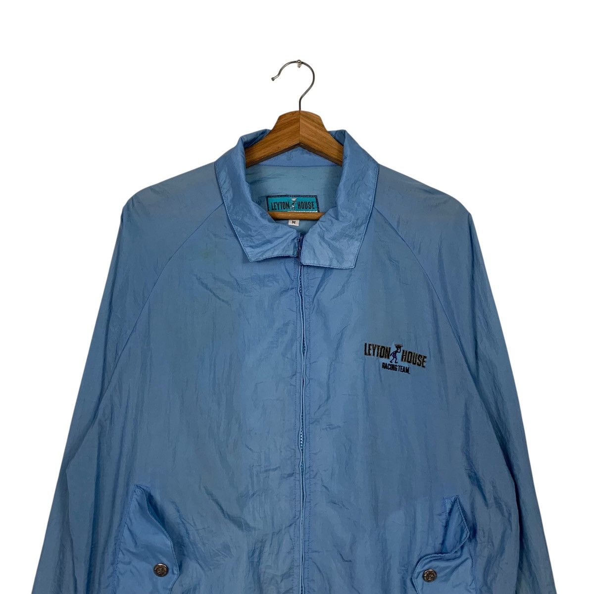 Japanese Brand 90’s LEYTON HOUSE Racing Team Light Jacket #2313-C103 Size US M / EU 48-50 / 2 - 4 Thumbnail