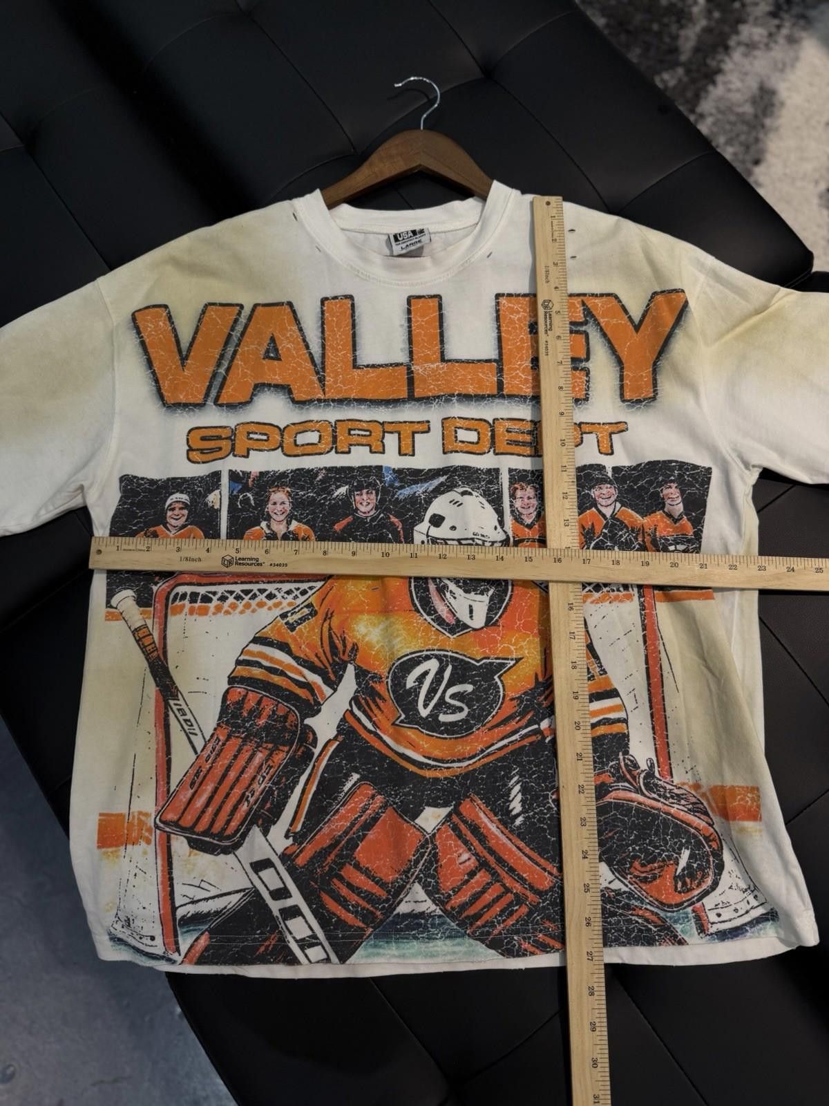 Vale Size Large Vale Forever White Hockey Tee Authentic Valley Size L / US 10 / IT 46 - 6 Thumbnail