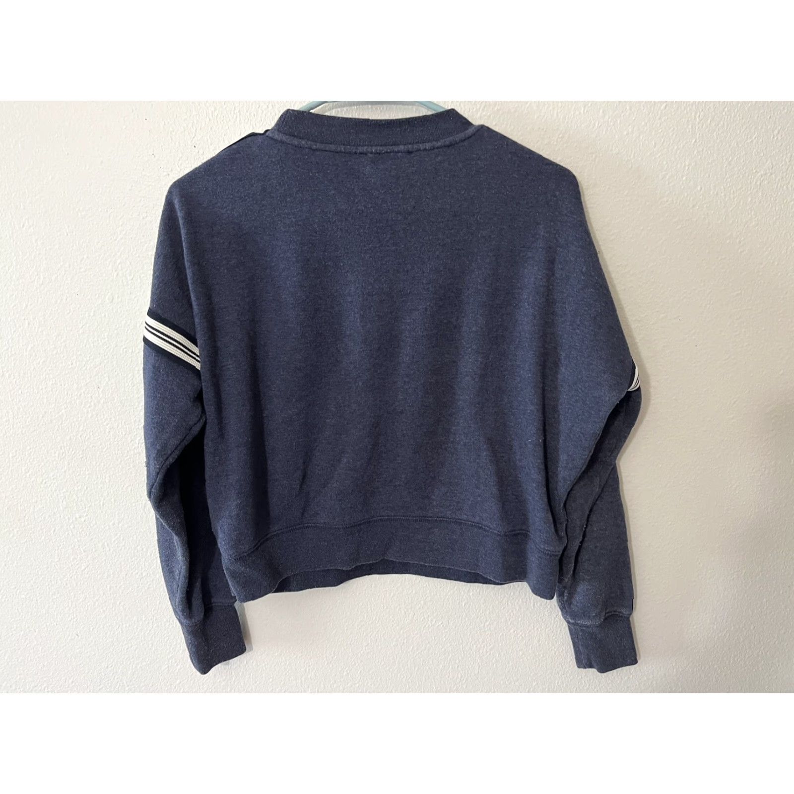 J.Crew VINTAGE J.CREW Womens Sweatshirt Pullover Long Sleeve Crew Neck Activewear Blue XS Size XS / US 0-2 / IT 36-38 - 2 Thumbnail