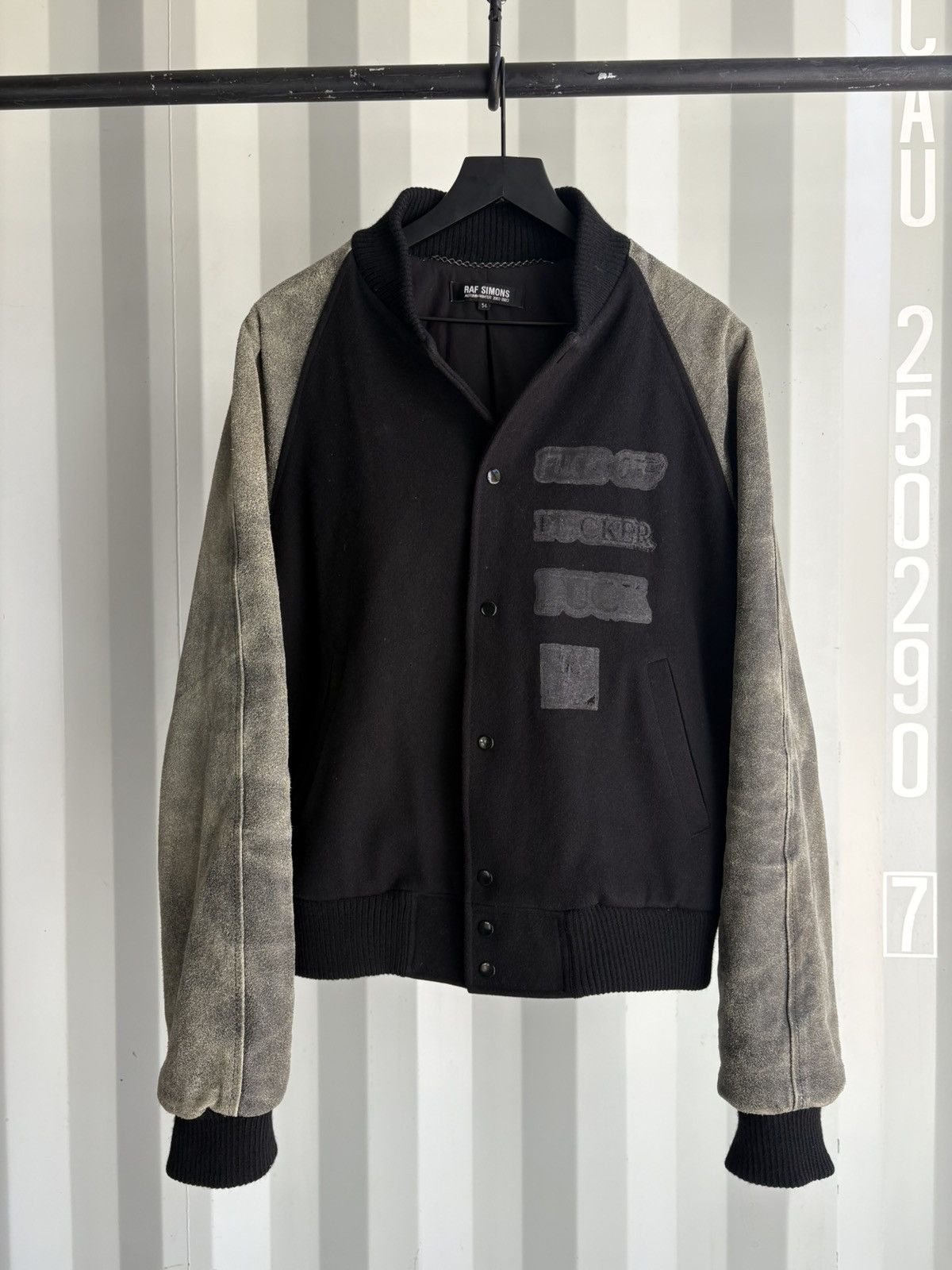 Raf Simons Raf Simons AW2002-2003 “Virginia Creeper” Varsity Jacket Size US XL / EU 56 / 4 - 1 Thumbnail