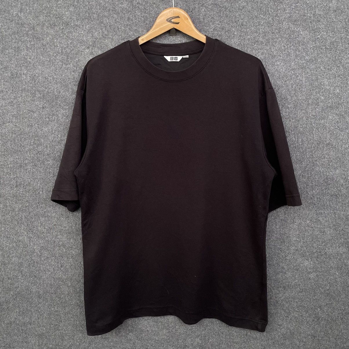 Japanese Brand Christophe Lemaire x Uniqlo Black Blank Oversize T Shirt Size US L / EU 52-54 / 3 - 1 Thumbnail