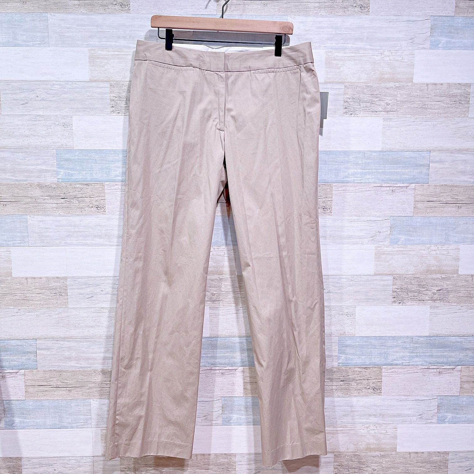 Other Liz Claiborne Audra Chino Pants Beige Straight Leg Womens 14 Size 36" / US 14 / IT 50 - 1 Thumbnail