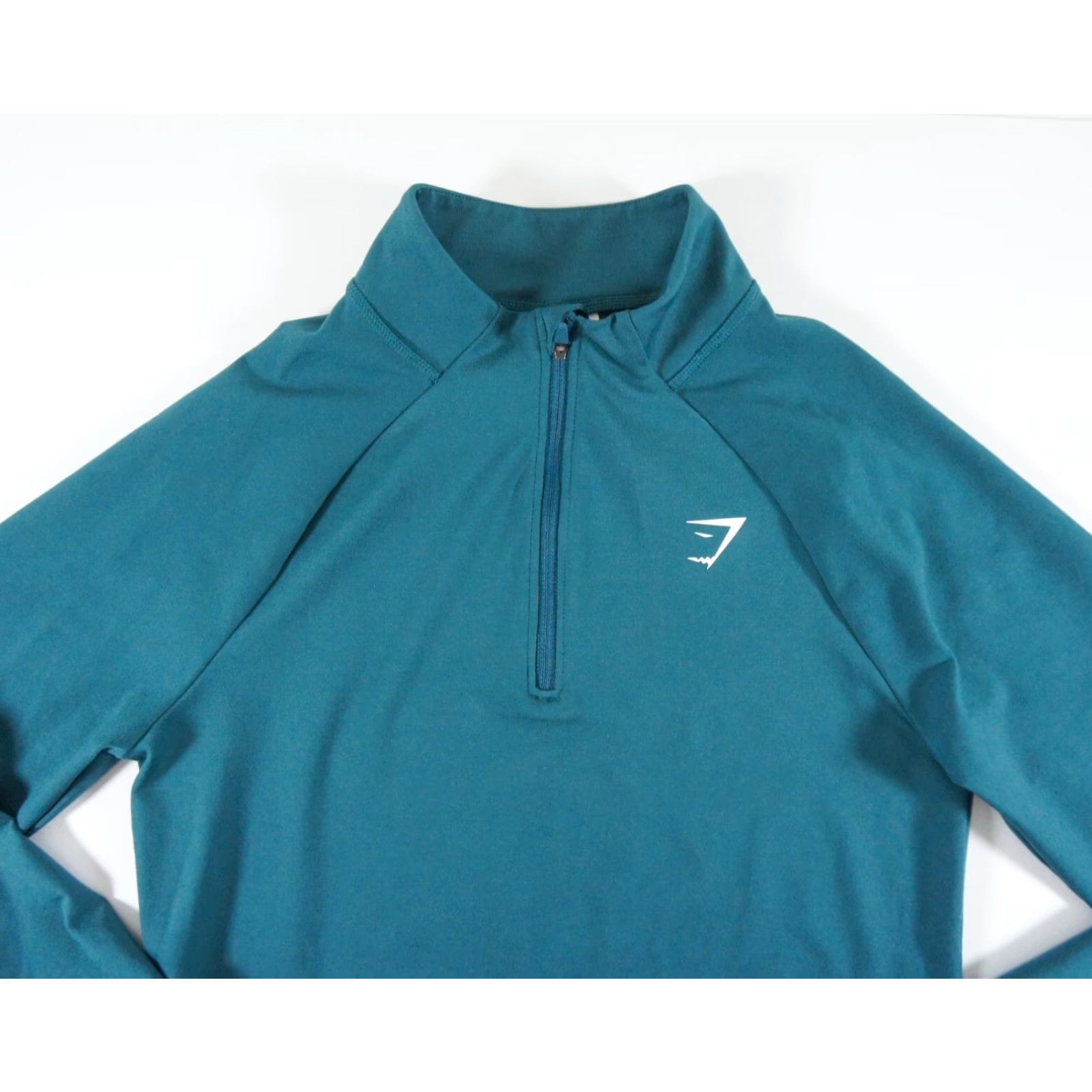 Gymshark Gymshark Women's 1/4 Zip Sweater Large Blue Pullover Activewear Training Casual Size L / US 10 / IT 46 - 2 Thumbnail