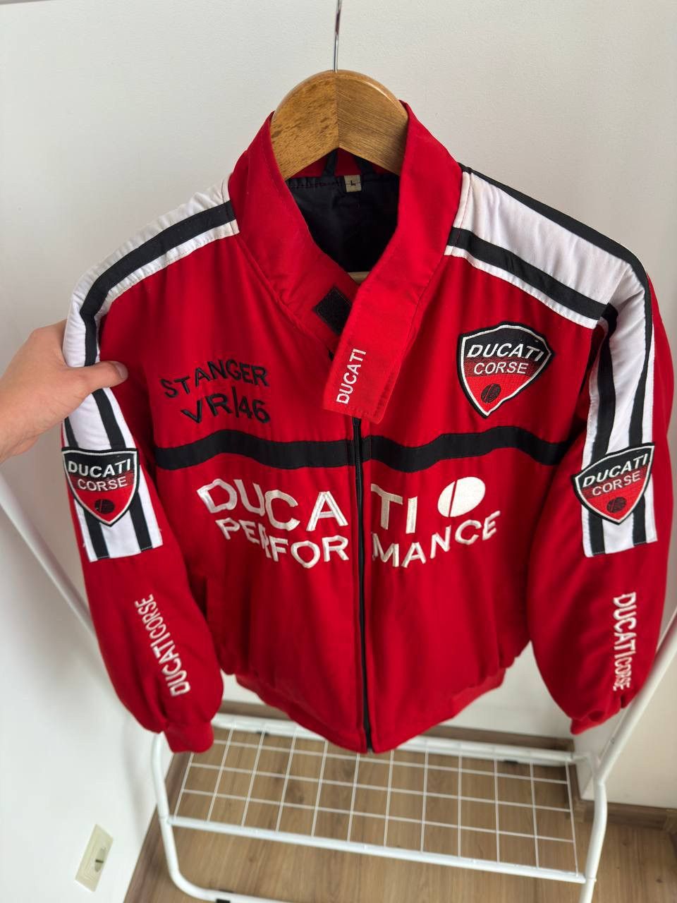 Ducati DUCATI CORSE PERFOMANCE RACING VINTAGE BOMBER JACKET STANGER Size US L / EU 52-54 / 3 - 6 Thumbnail