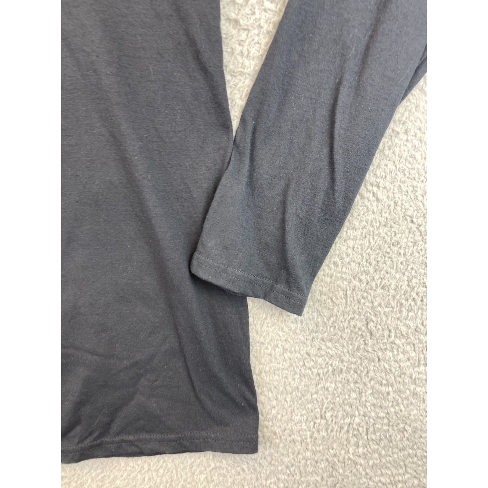 Vintage Port And Company Men’s XL BASIC LONG SLEEVE T SHIRT Black 81-40 / 100% cotton Graphic Tee Regular Size XS? Size US XL / EU 56 / 4 - 3 Thumbnail