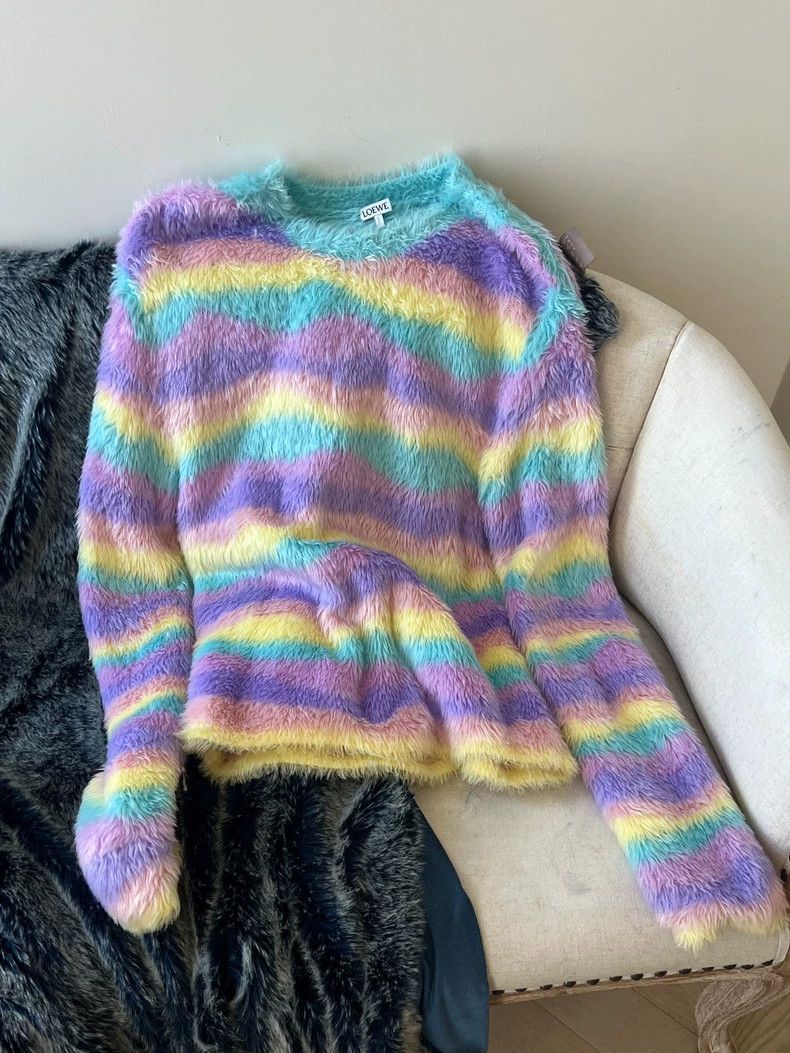 Loewe LOEWE Multicoloured nylon sweater Size M / US 6-8 / IT 42-44 - 2 Thumbnail