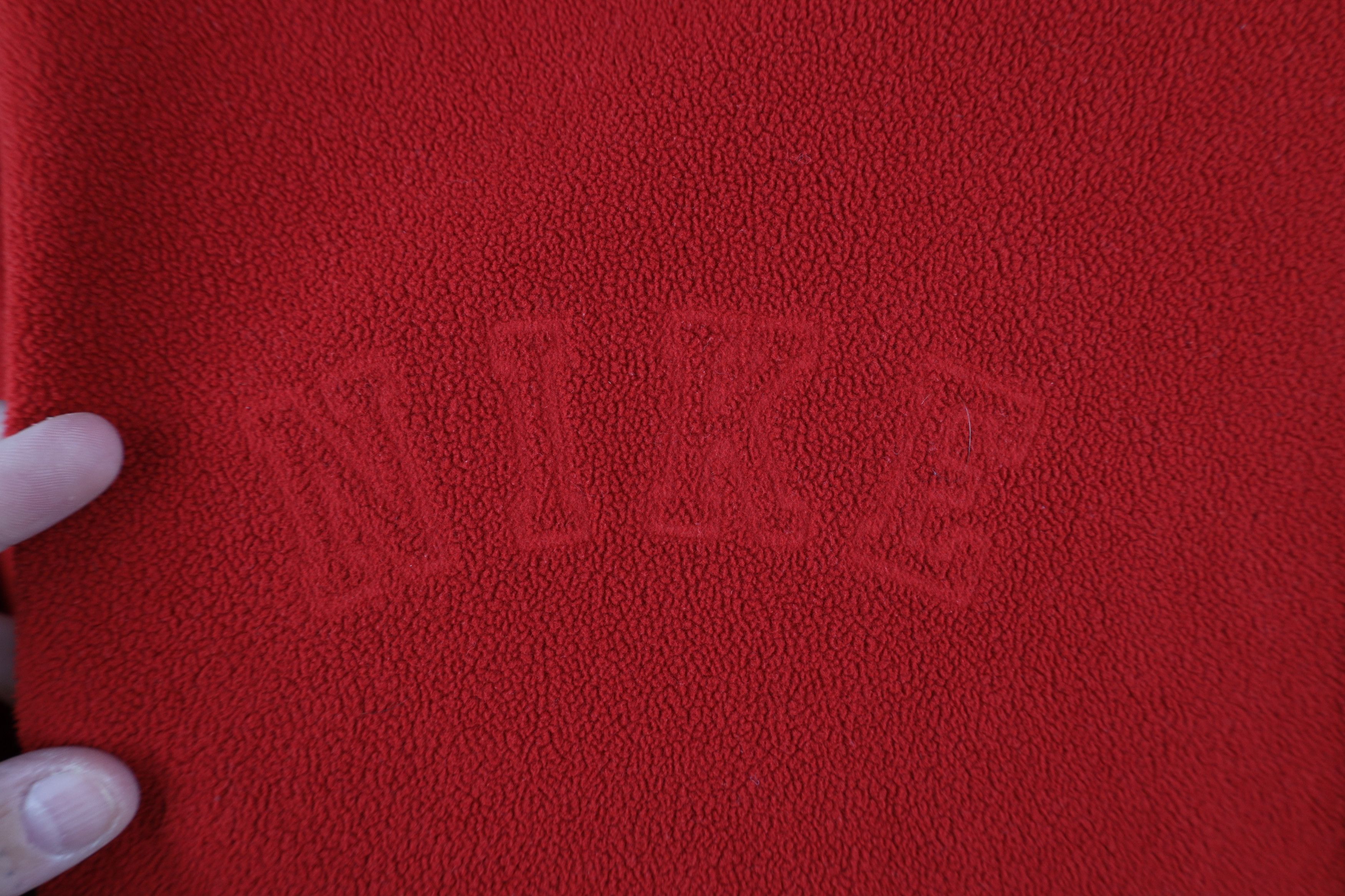 Nike Vintage Y2K Nike Spell Out Fleece Hoodie Sweatshirt Red Size XXL / US 16-18 / IT 52-54 - 4 Thumbnail