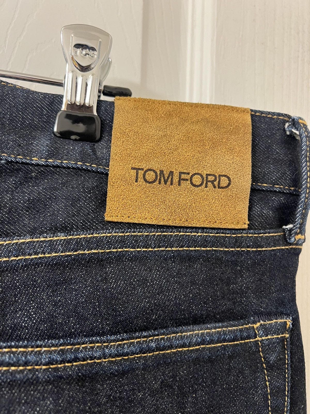 Tom Ford Vintage Tom Ford Raw Indigo Selvedge Jeans 38x30 Made in US Size US 38 / EU 54 - 8 Thumbnail