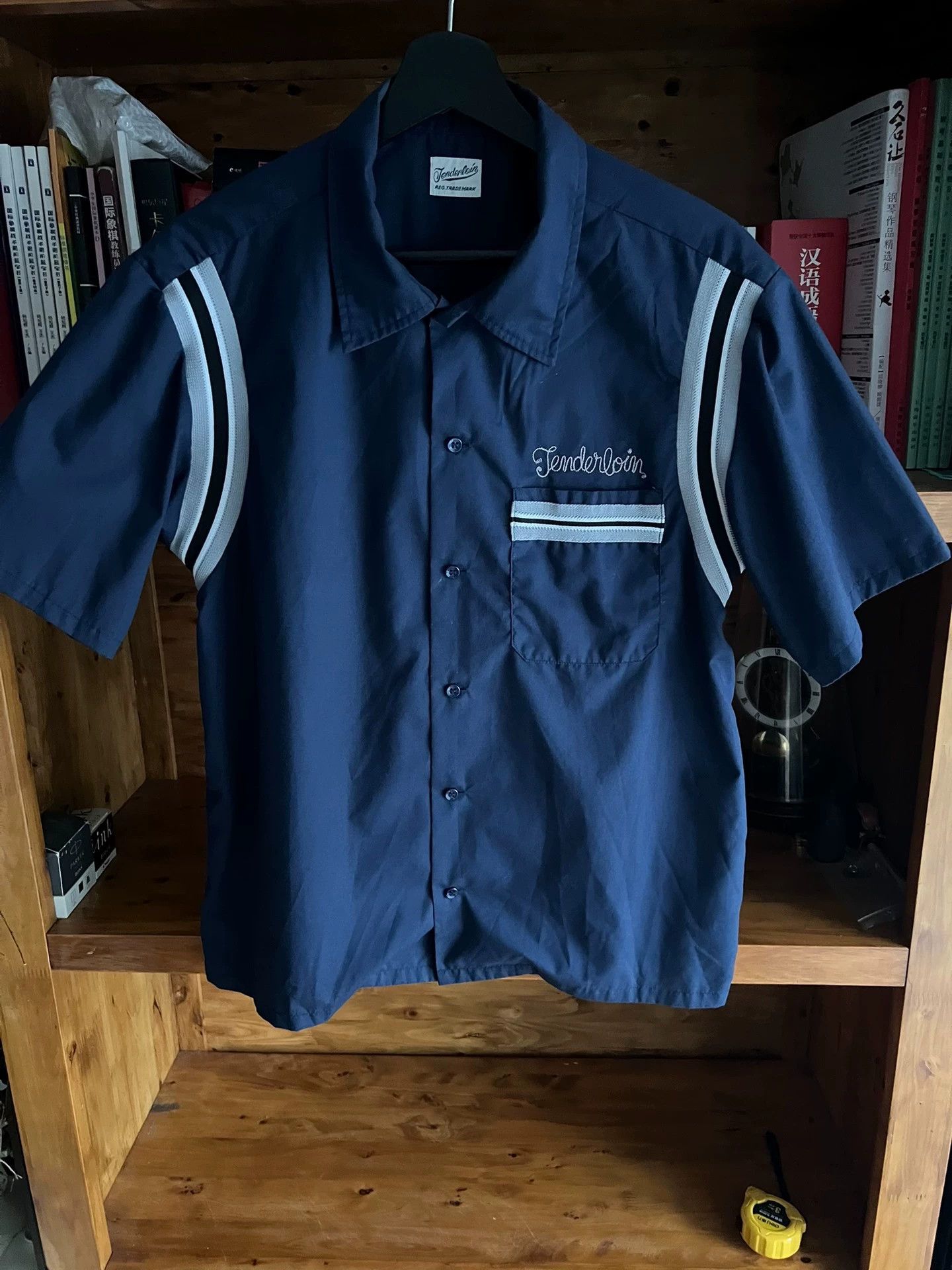 Tenderloin Tenderloin Japanese Indigo Cotton Bowler Shirt S (Fits L) Size US S / EU 44-46 / 1 - 4 Thumbnail