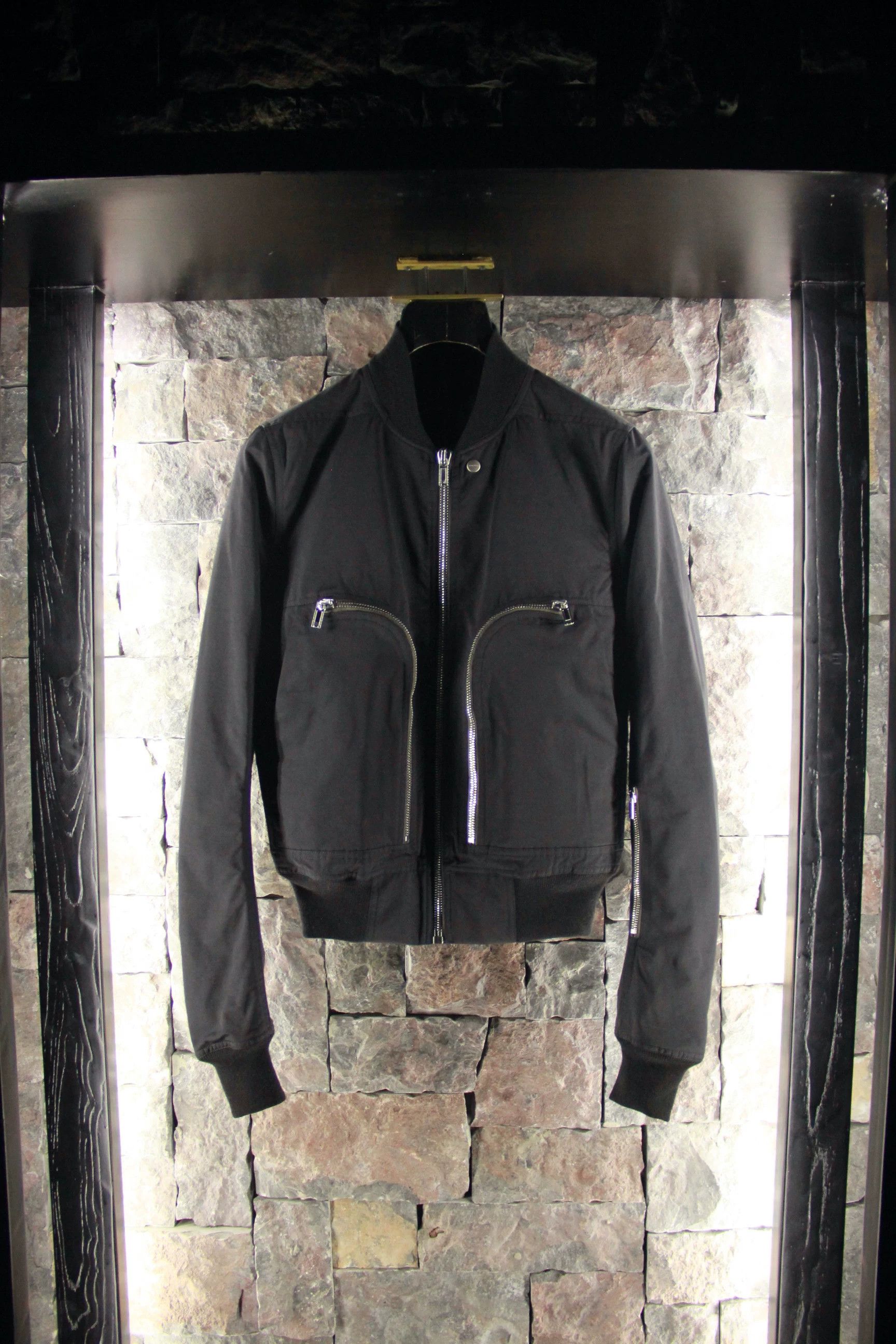 Rick Owens Rick Owens Black Bombers Men s Size US S / EU 44-46 / 1 - 1 Thumbnail