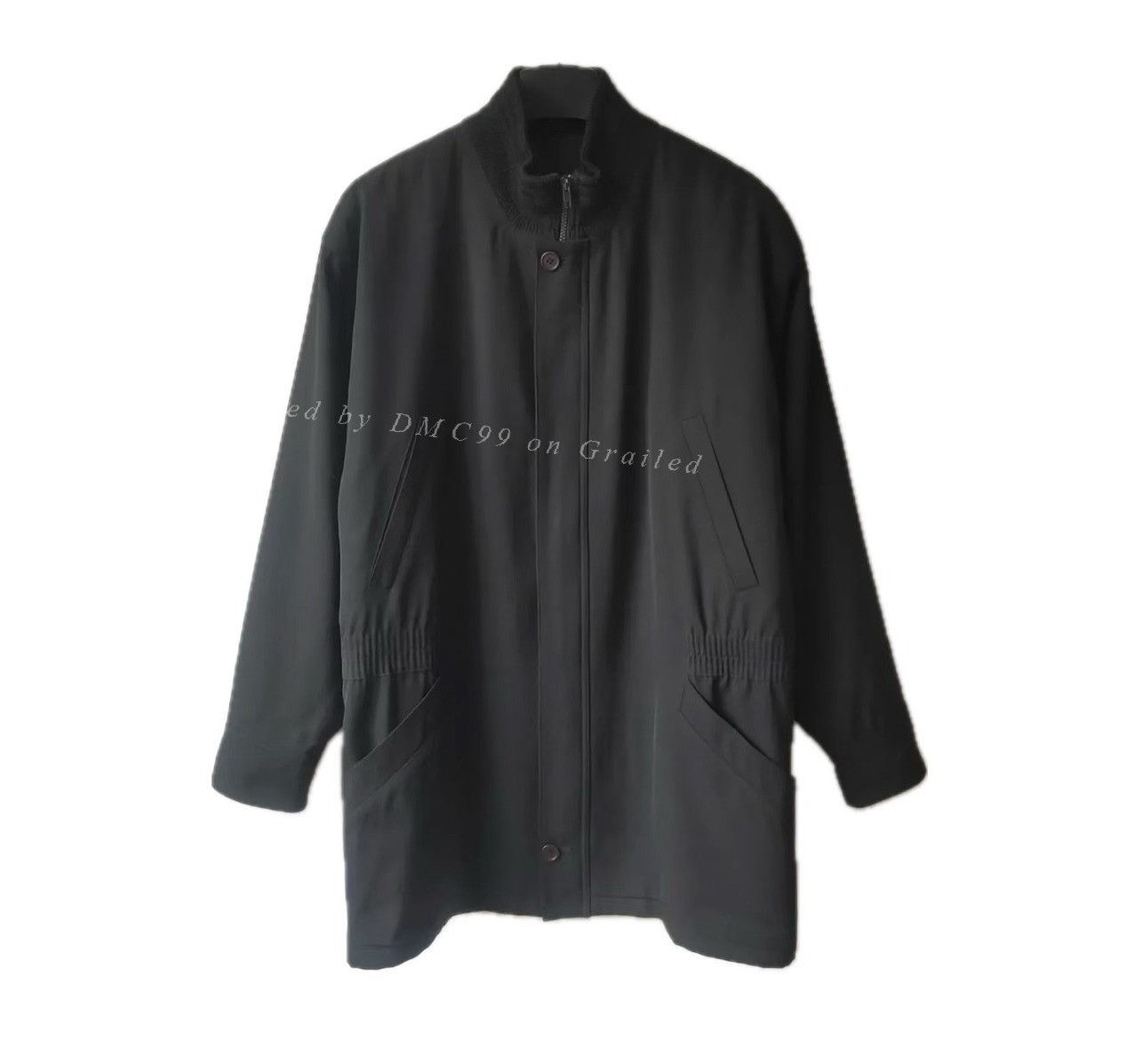 Versace Vintage 80s Gianni Versace Wool Coat Size US M / EU 48-50 / 2 - 1 Thumbnail