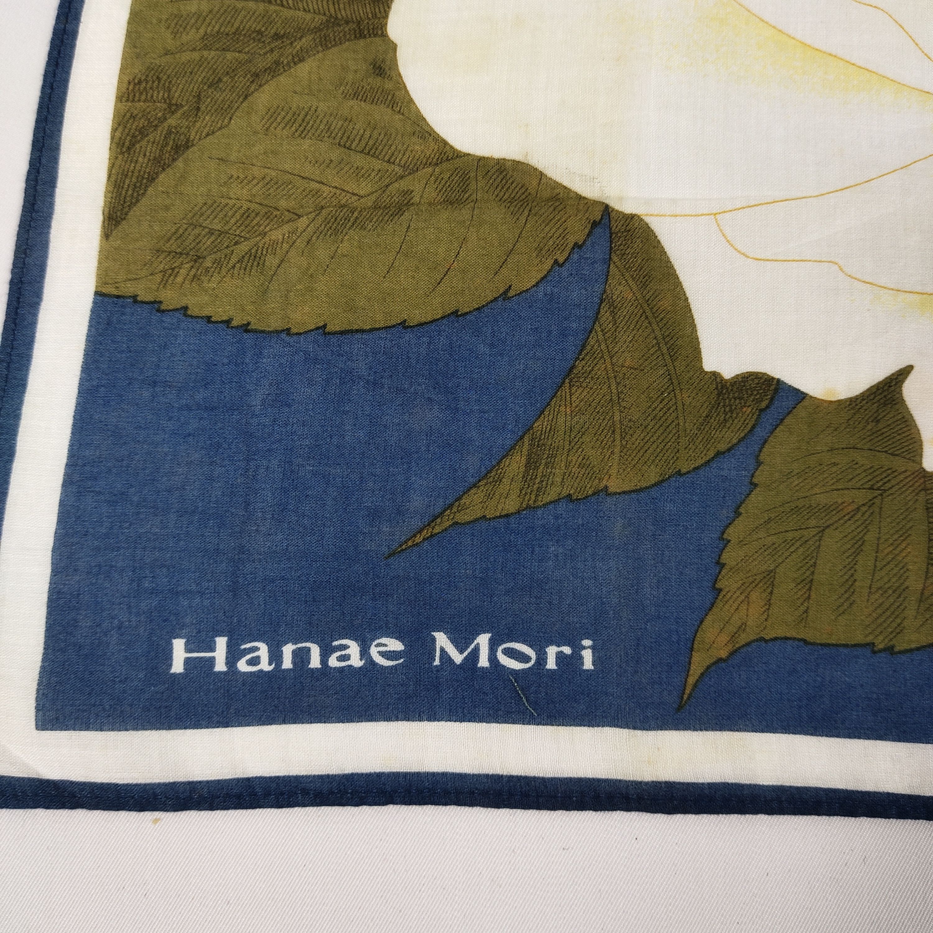 Hanae Mori × Vintage Hanae Mori Handkerchief / Neckerchief / Bandana FZ704 Size ONE SIZE - 5 Thumbnail