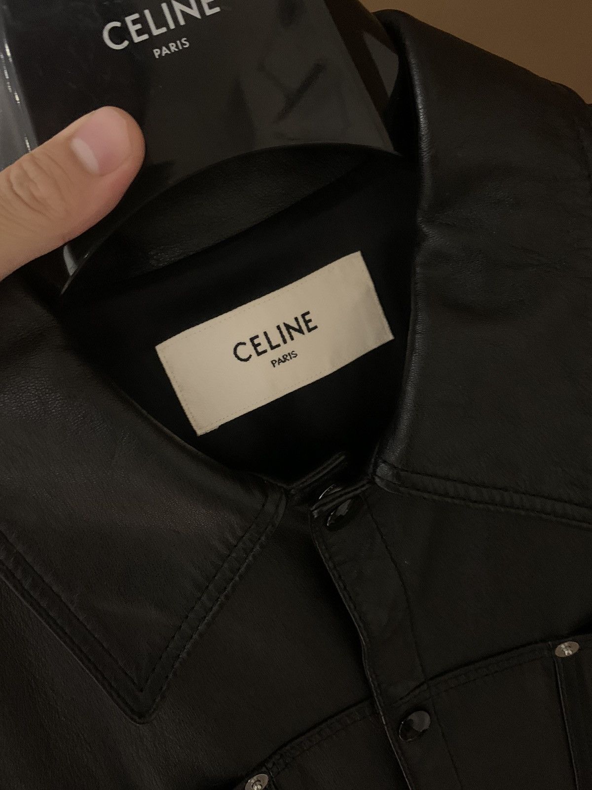 Celine Celine 2020FW Studded Lambskin safari jacket Size US M / EU 48-50 / 2 - 2 Thumbnail