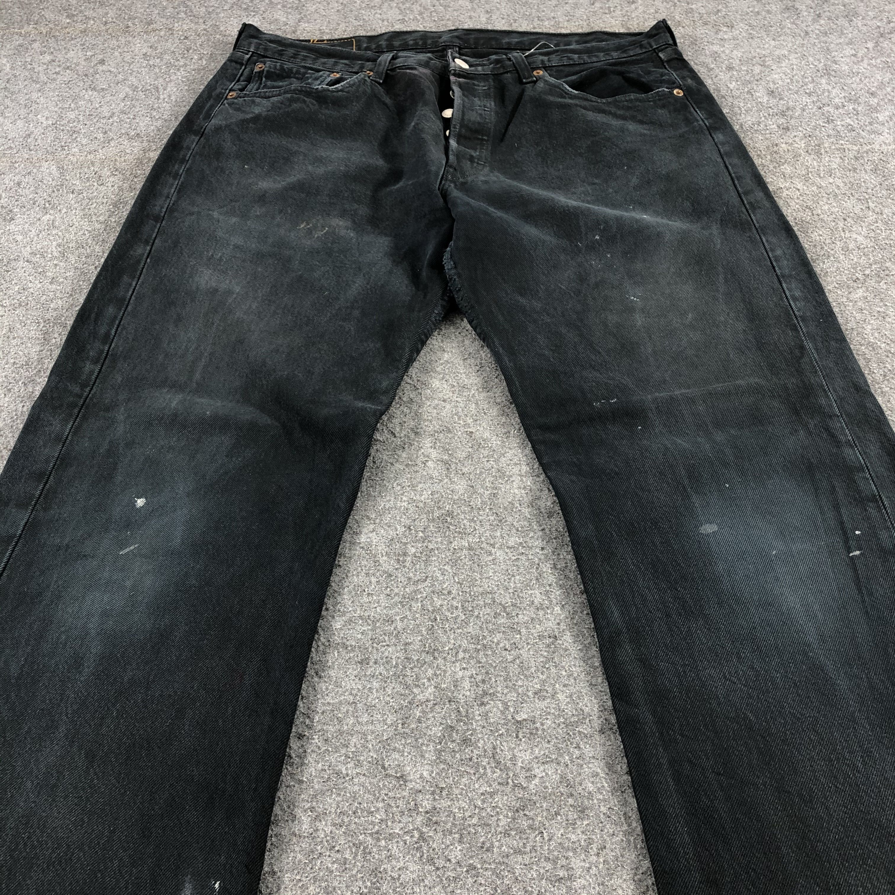 Levi's Vintage Black Levis 501 Jeans-JM1514 Size US 36 / EU 52 - 3 Thumbnail