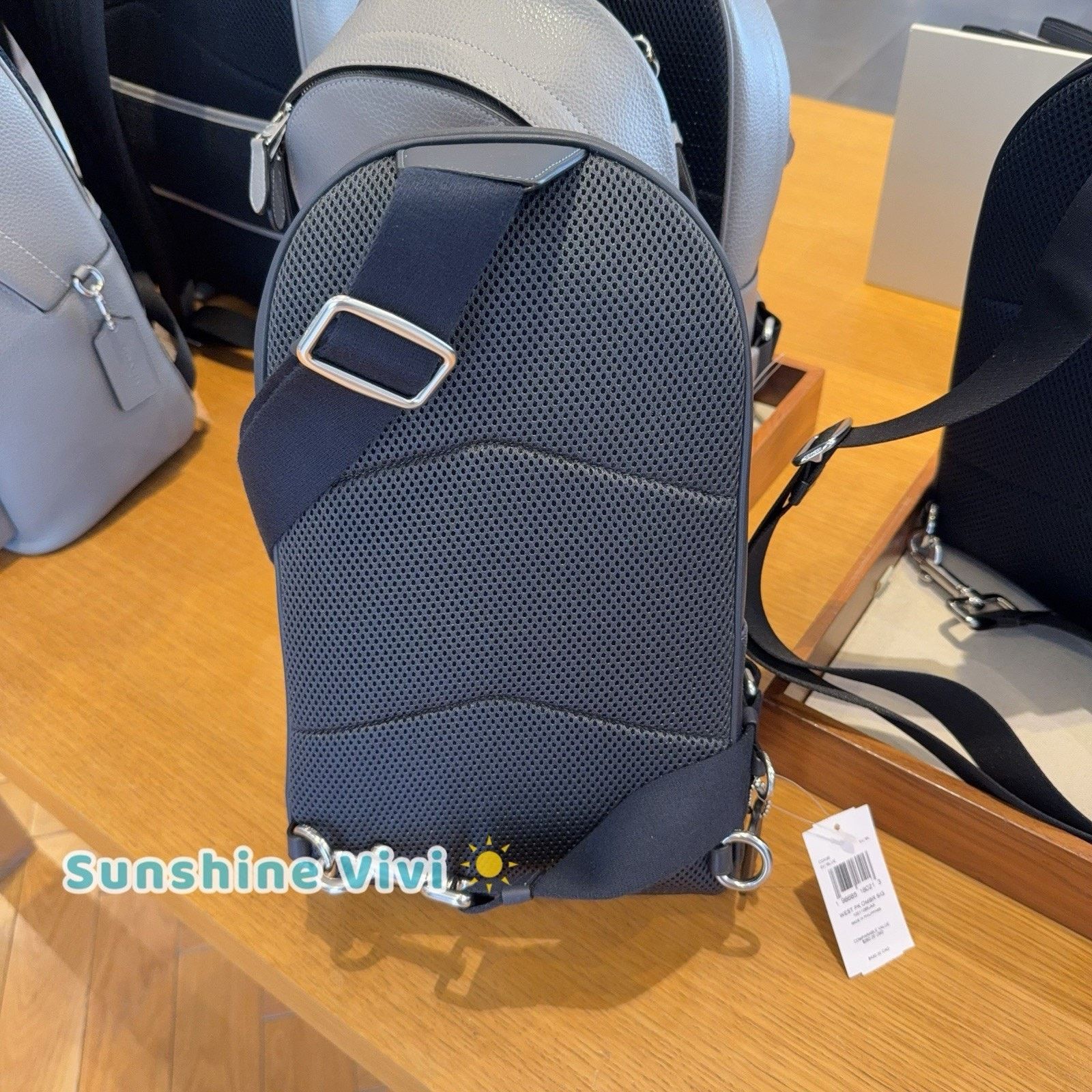 Coach NWT Coach Men's West Pack Signature Canvas CV924 Silver/Blue Size ONE SIZE - 5 Thumbnail