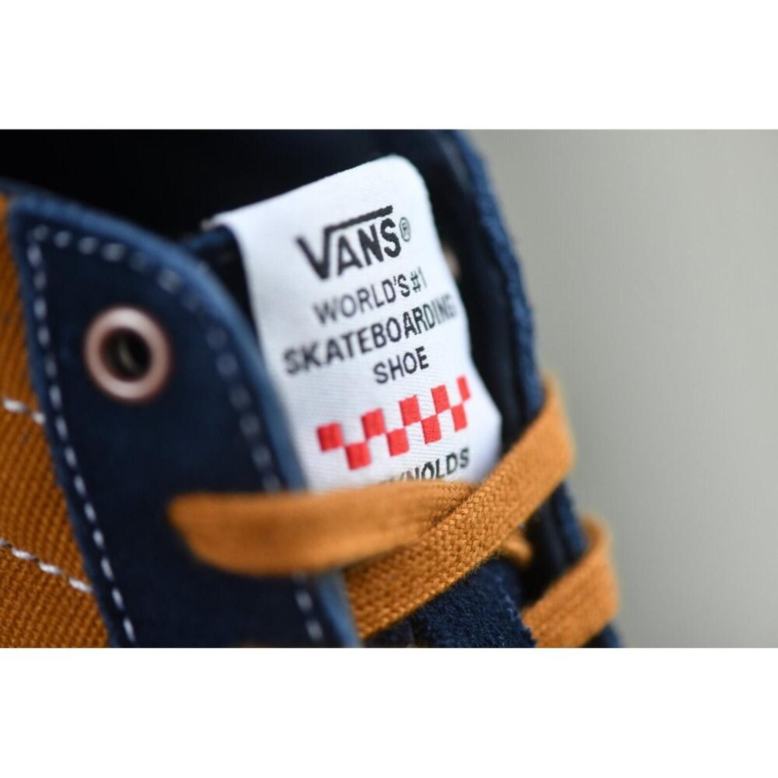 Vans Vans Dane Reynolds x Skate Sk8 | Paul Van Doren | Navy/Tan Size US 8 / EU 41 - 10 Thumbnail