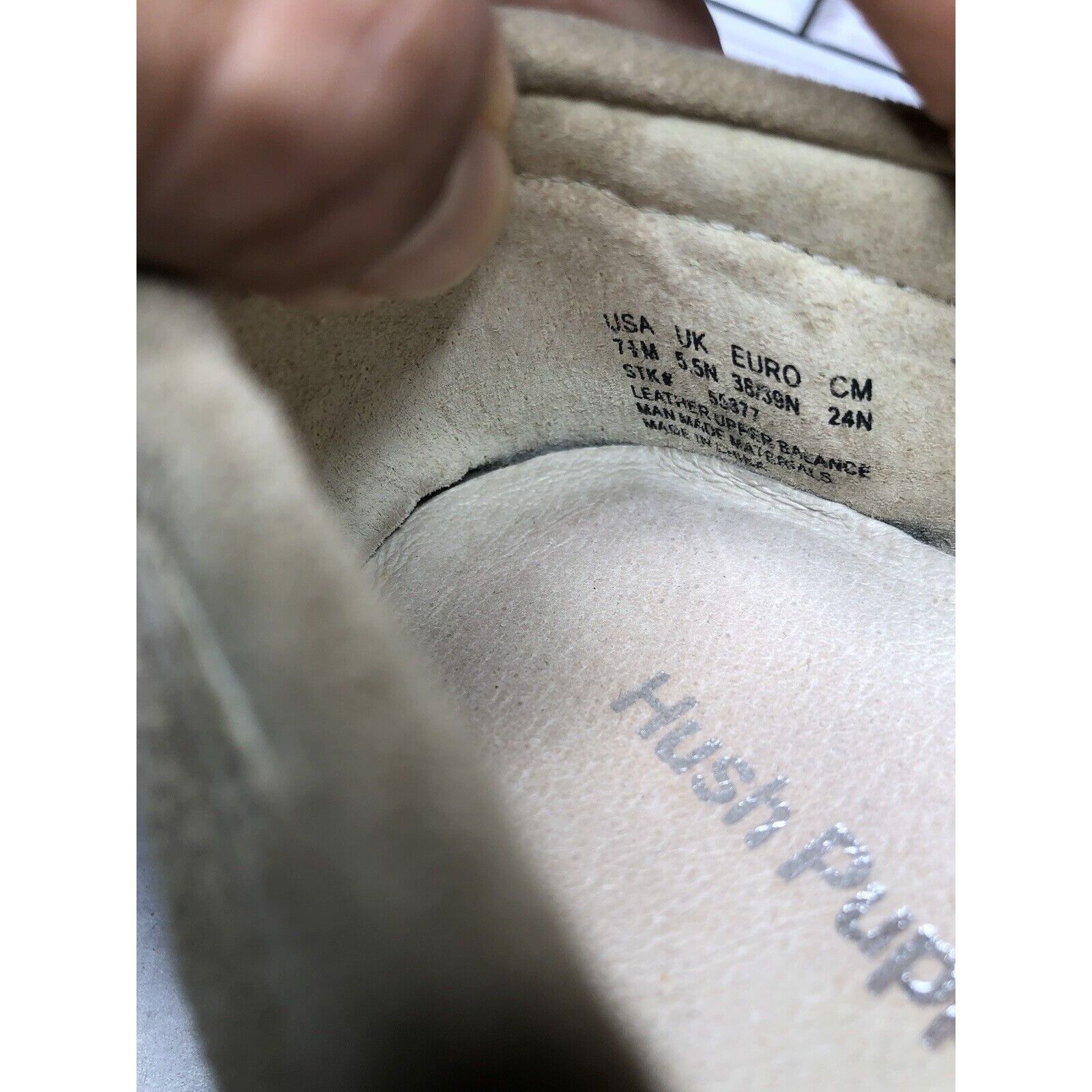 Hush Puppies Hush Puppies Beige Leather Gem Handsewn Loafers Driving Shoe Size US 7.5 / IT 37.5 - 8 Thumbnail