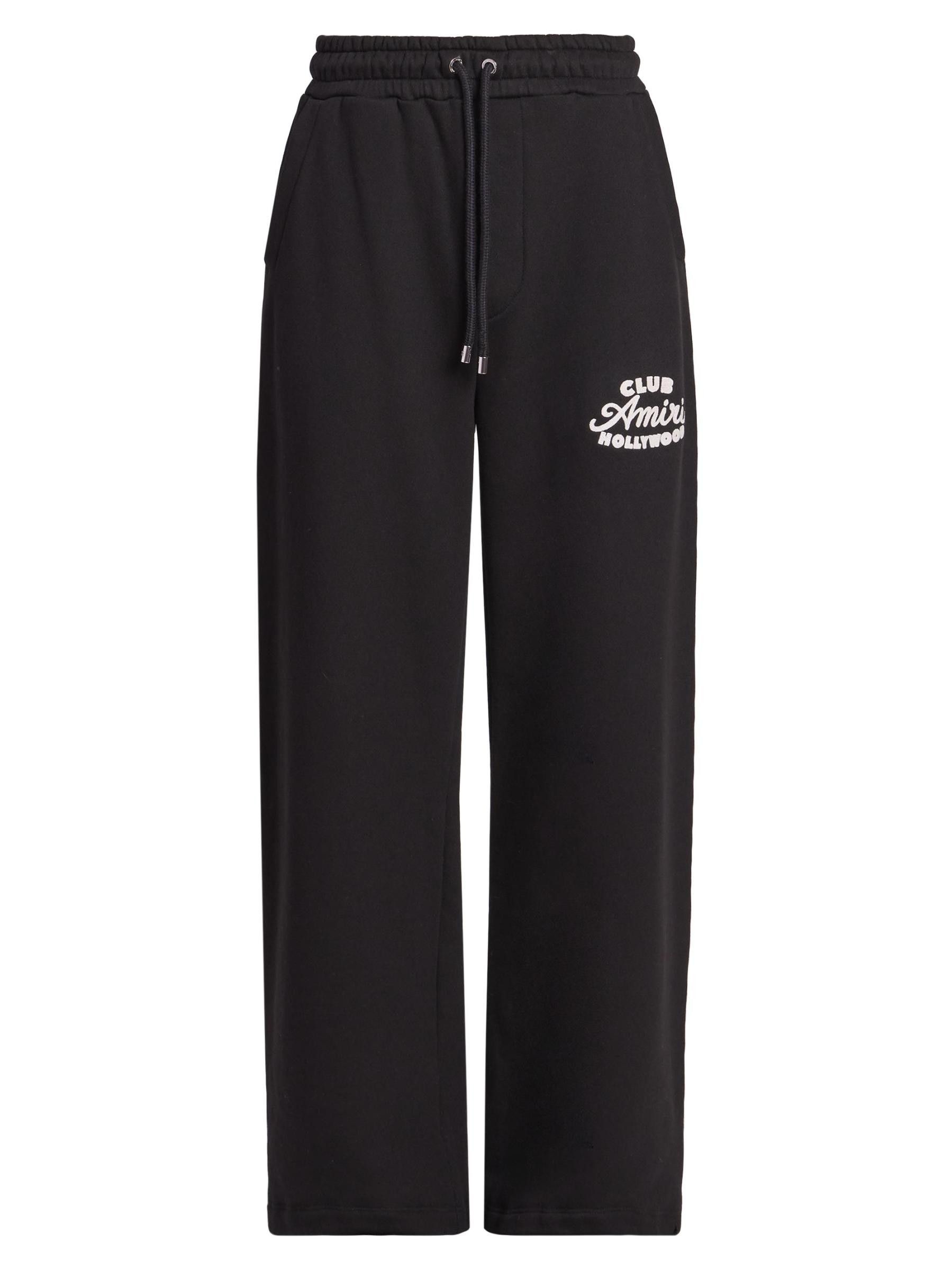 Amiri os11x1225 Club Wide-Leg Sweatpants & Joggers in Black Size US 34 / EU 50 - 1 Thumbnail