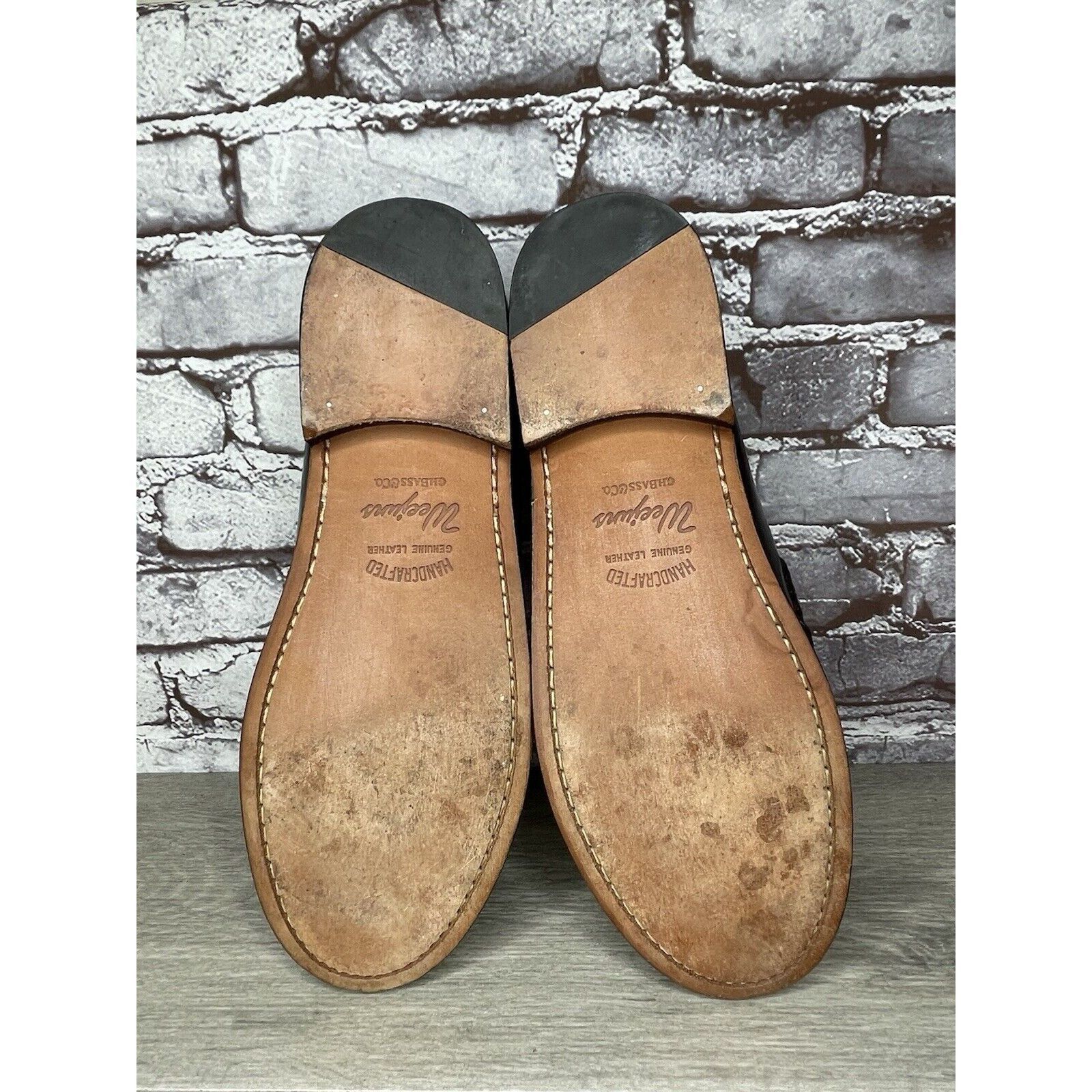 G.H. Bass & Co. G.H. Bass Weejuns Burgundy Leather Handcrafted Kiltie Loafer Size US 13 / EU 46 - 22 Thumbnail