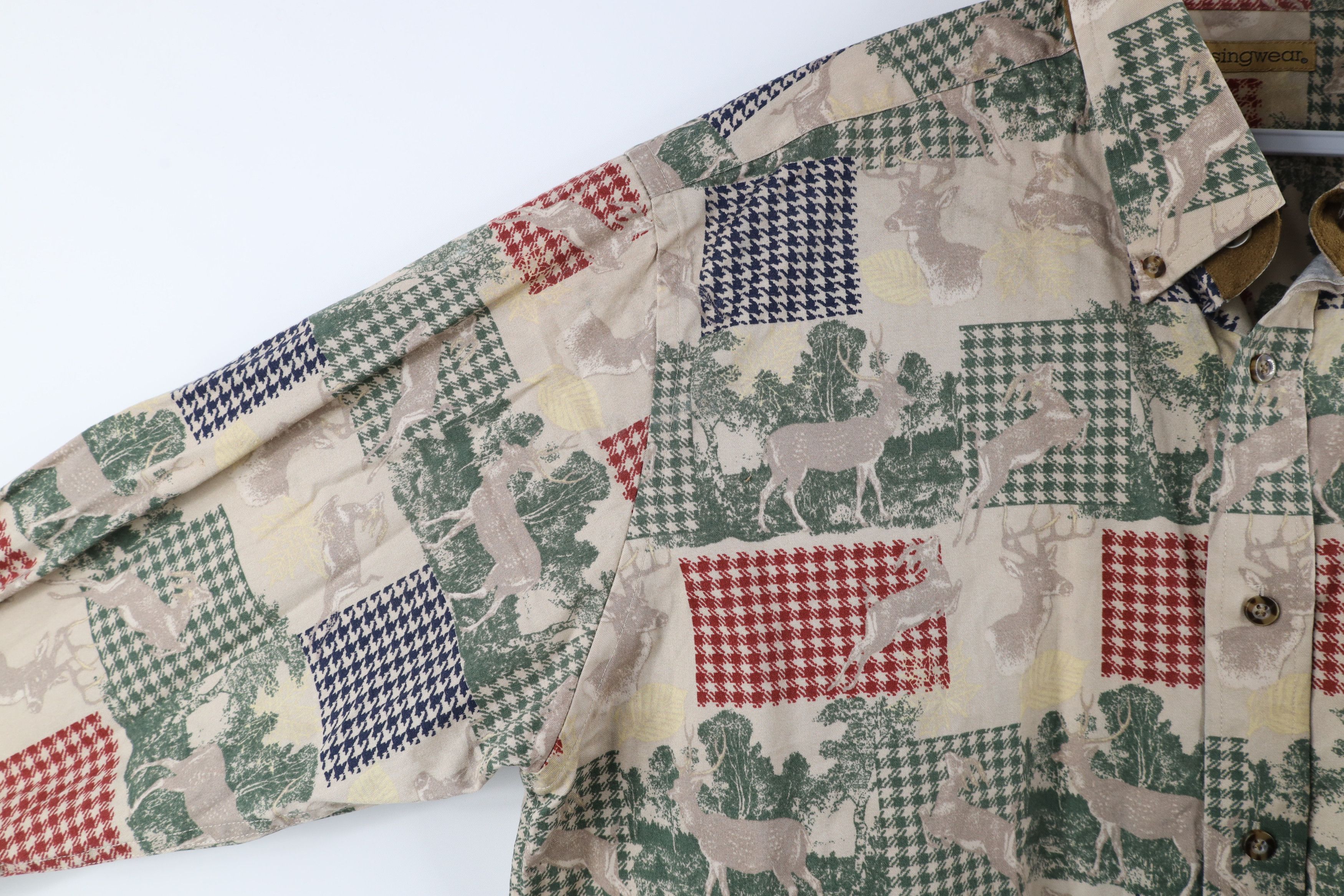 Vintage Vintage 90s Streetwear Buck All Over Print Button Down Shirt Size US XL / EU 56 / 4 - 5 Thumbnail