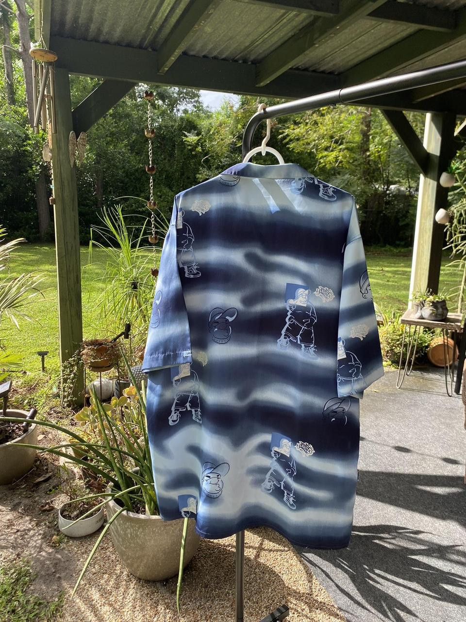 Southpole 90s Blue Southpole Graphic Print Button Down Shirt XXL Size US XXL / EU 58 / 5 - 4 Thumbnail