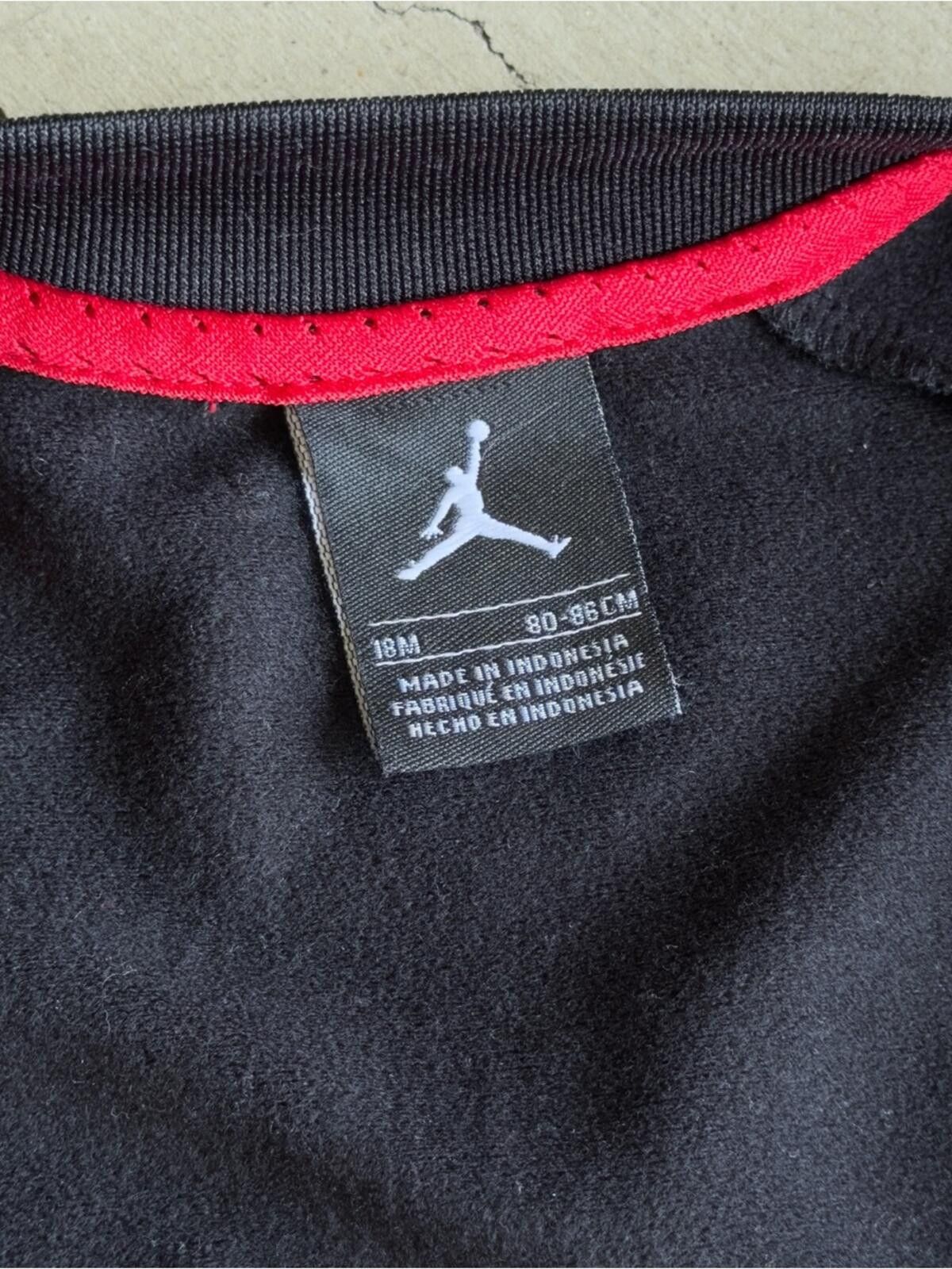 Jordan Brand Jordan / Jumpman 2pc Tracksuit Set / Black Red 18M Size ONE SIZE - 5 Thumbnail
