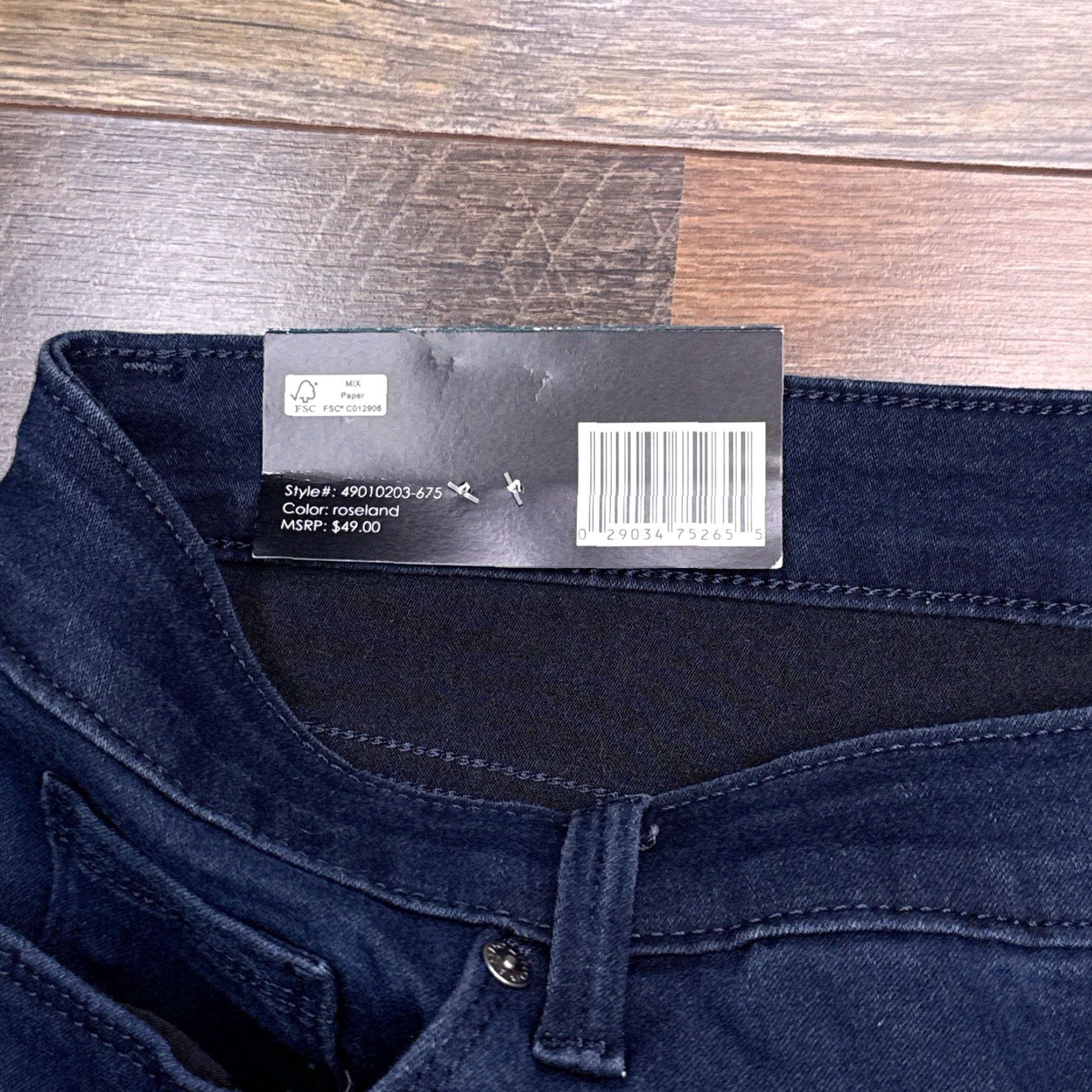 Vintage Bandolino Amy Jeans Women 18 High Rise Stretch Denim 5-Pocket Logo Regular Straight Blue Jeans Women Bandolino Amy 18 High Rise Stretch New Size 40" / US 18 - 5 Thumbnail