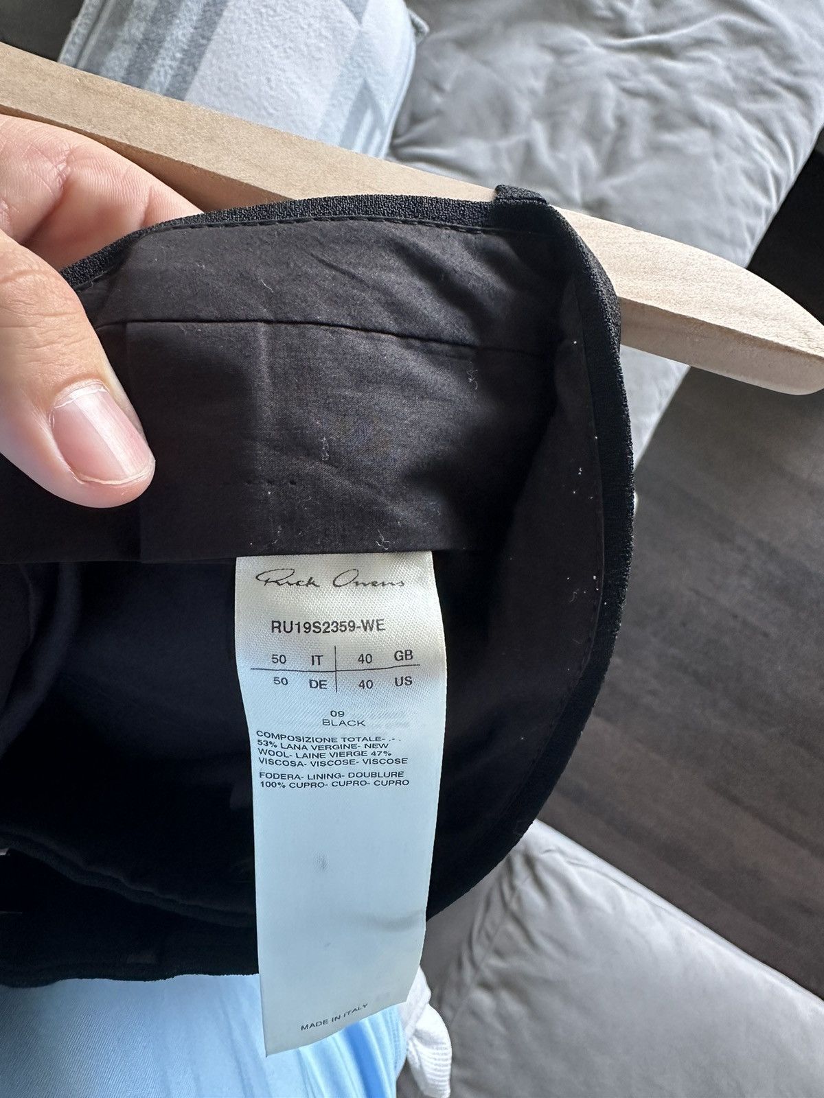 Rick Owens Rick Owen’s cropped trousers Size US 32 / EU 48 - 3 Thumbnail