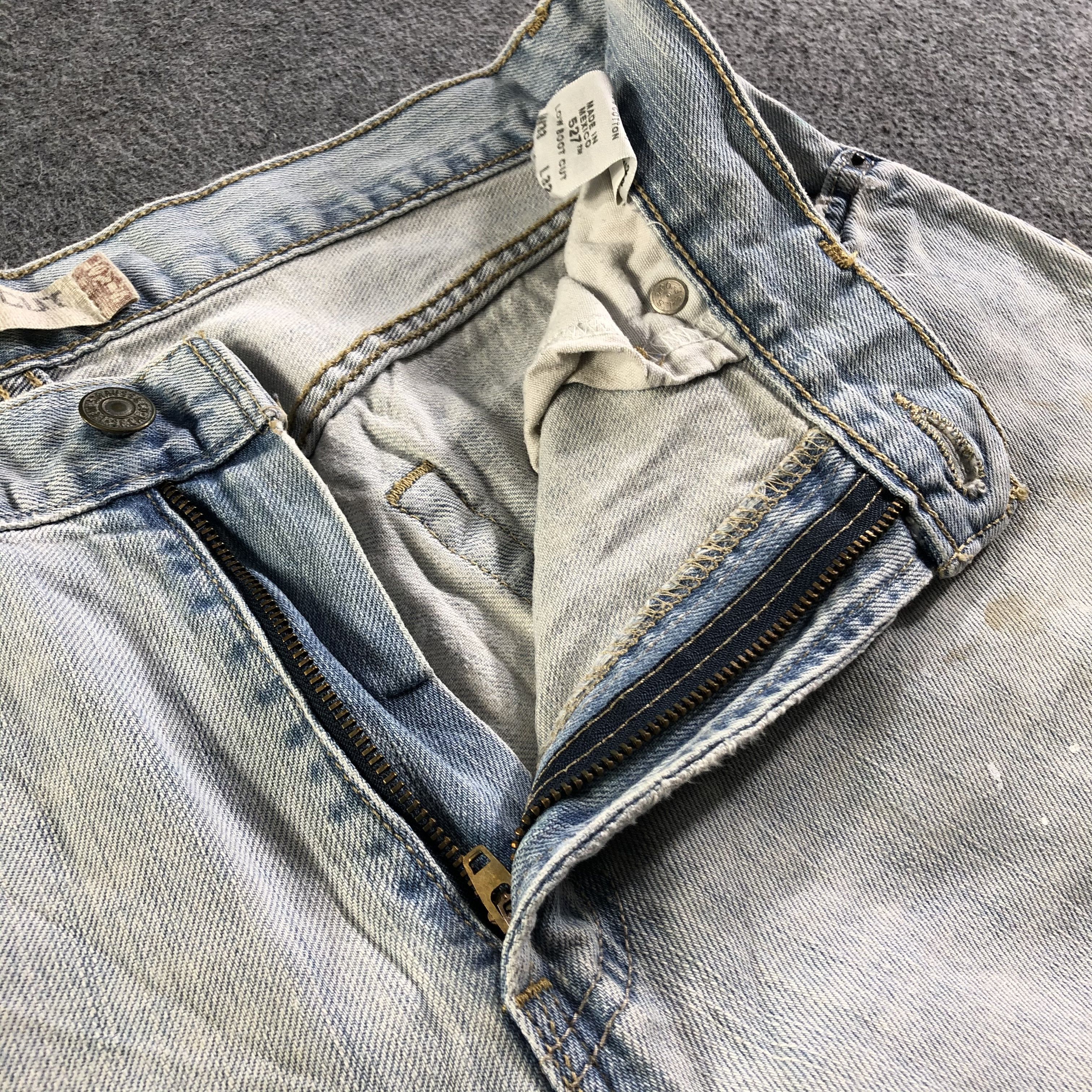 Levi's Vintage Light Wash Levis 527 Flare Jeans-J4491 Size US 33 - 8 Thumbnail