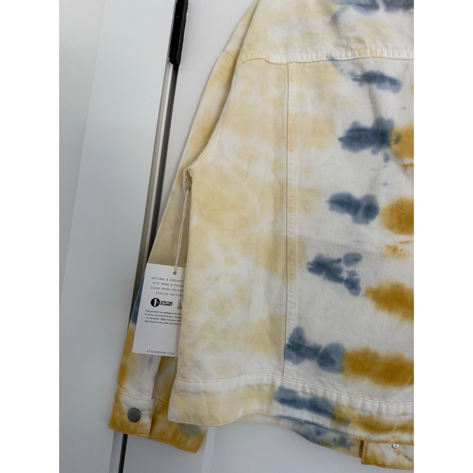 ETICA $175 New Etica June Denim Tie Dye Jacket - Small Size S / US 4 / IT 40 - 9 Thumbnail