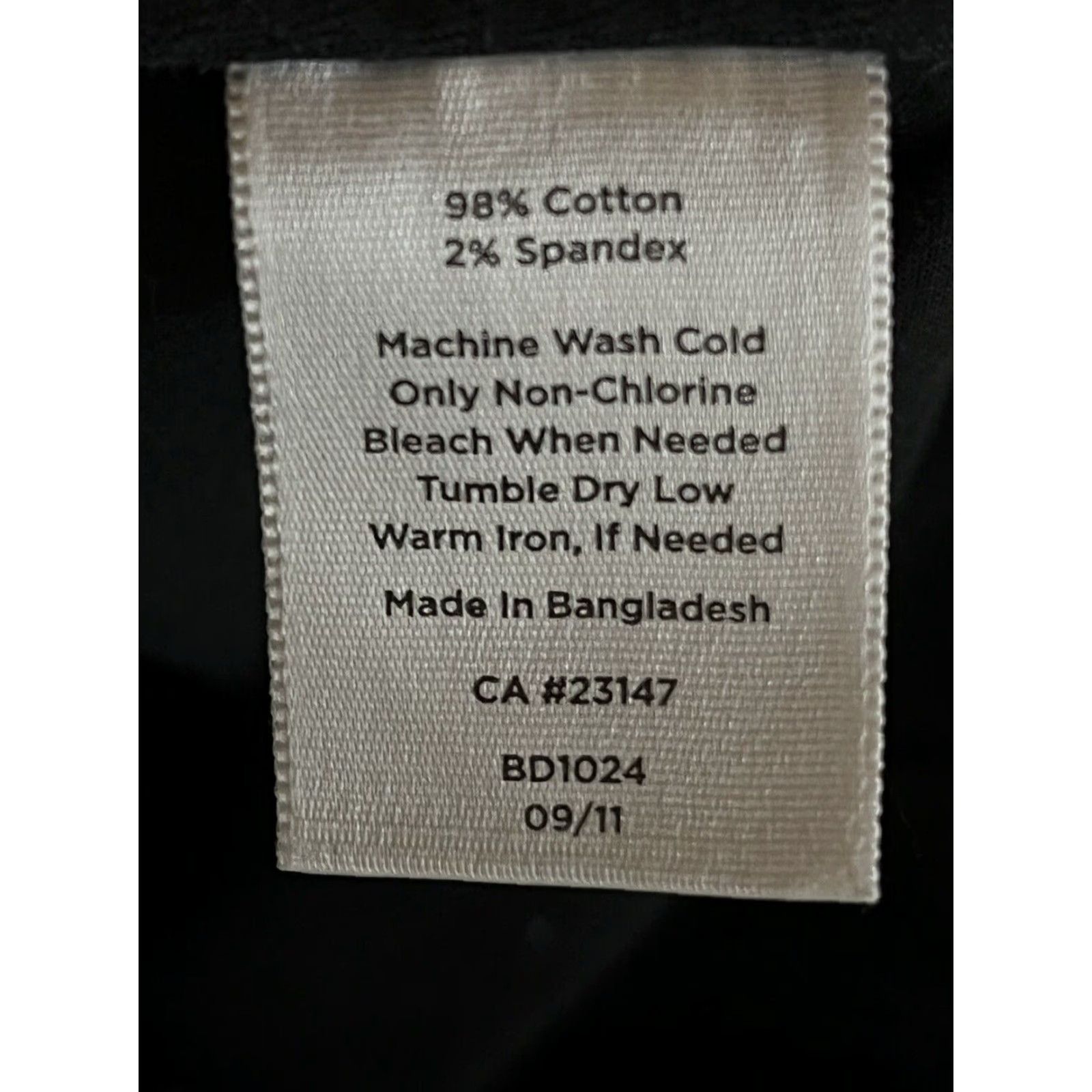 Talbots Talbots Chino Shorts Women 16 Black Casual Cotton Womens Size 38" / US 16 / IT 52 - 3 Thumbnail