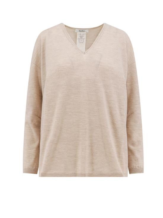 Max Mara MAX MARA Women Sweater 2411361101600 002 Beige Size S / US 4 / IT 40 - 1 Thumbnail