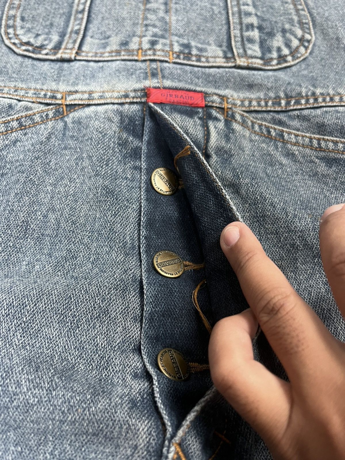 Marithe + Francois Girbaud Vtg Marithe Francois Girbaud Overall Denim Size US 33 - 12 Thumbnail