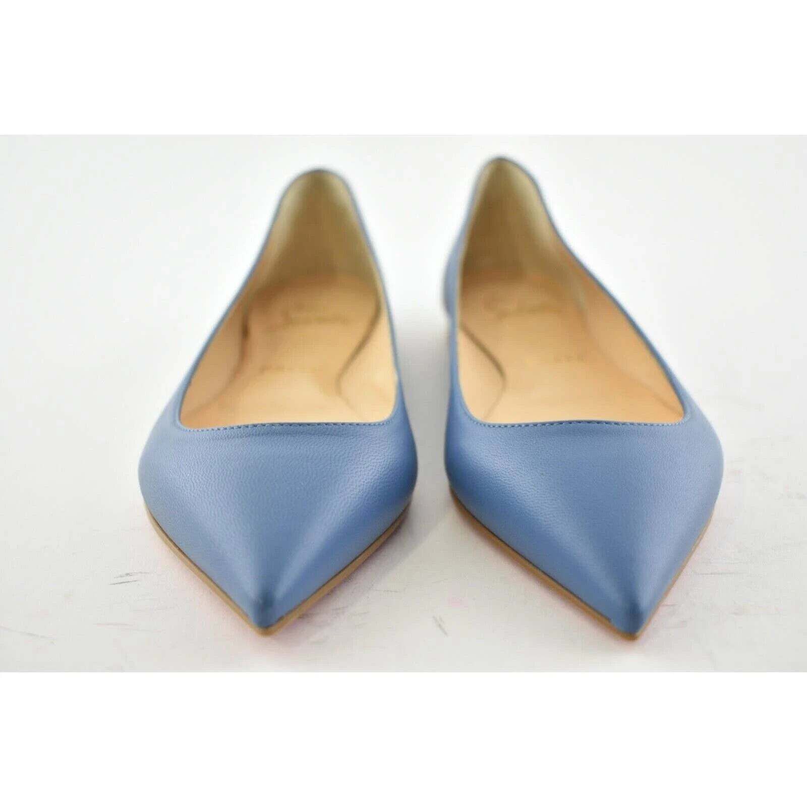 Christian Louboutin Christian Louboutin Ballalla Flat Blue Jeans Nappa Pointed Size US 6 / IT 36 - 6 Thumbnail