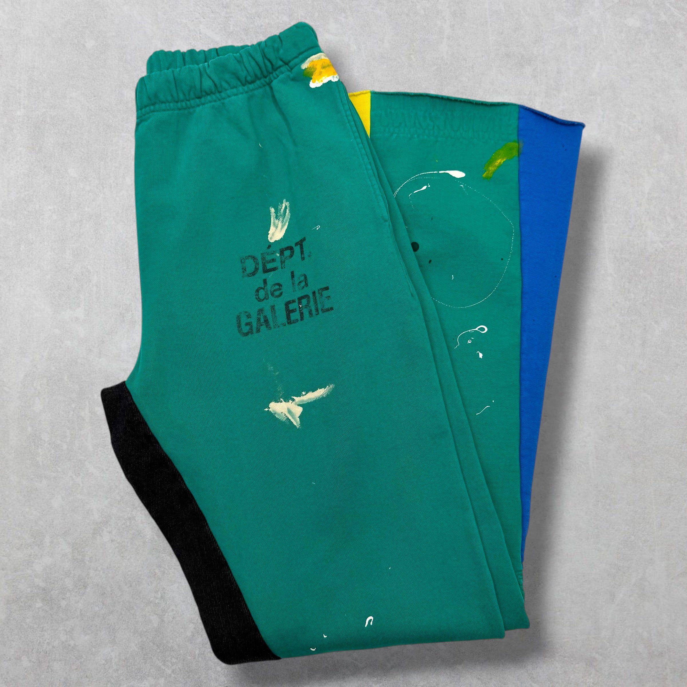 Gallery Dept. Gallery Dept. Emerald Green Flare Sweatpants M Size US 30 / EU 46 - 1 Thumbnail