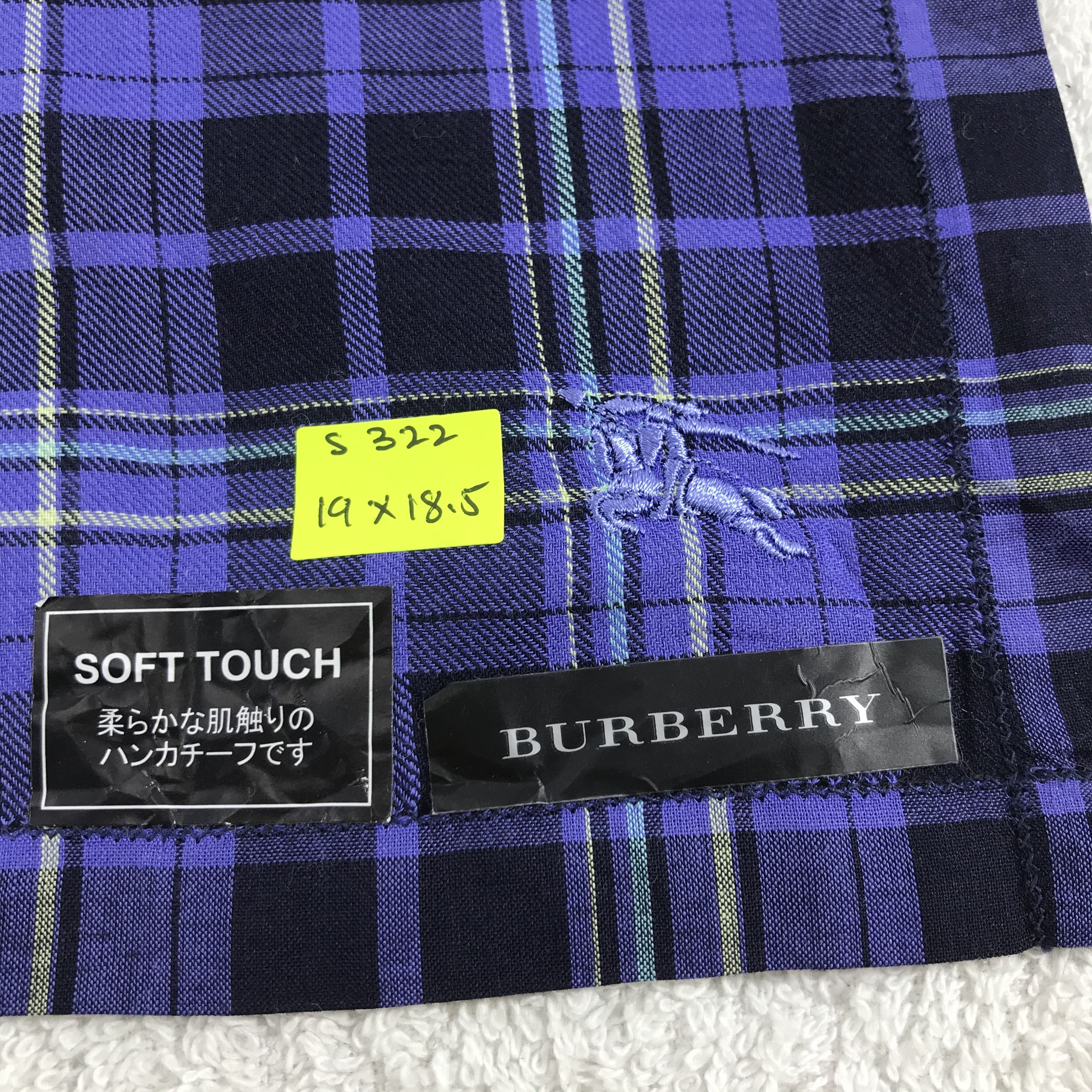 Burberry × Vintage Burberry Bandana / Handkerchief / Neckerchief - S322 Size ONE SIZE - 5 Thumbnail