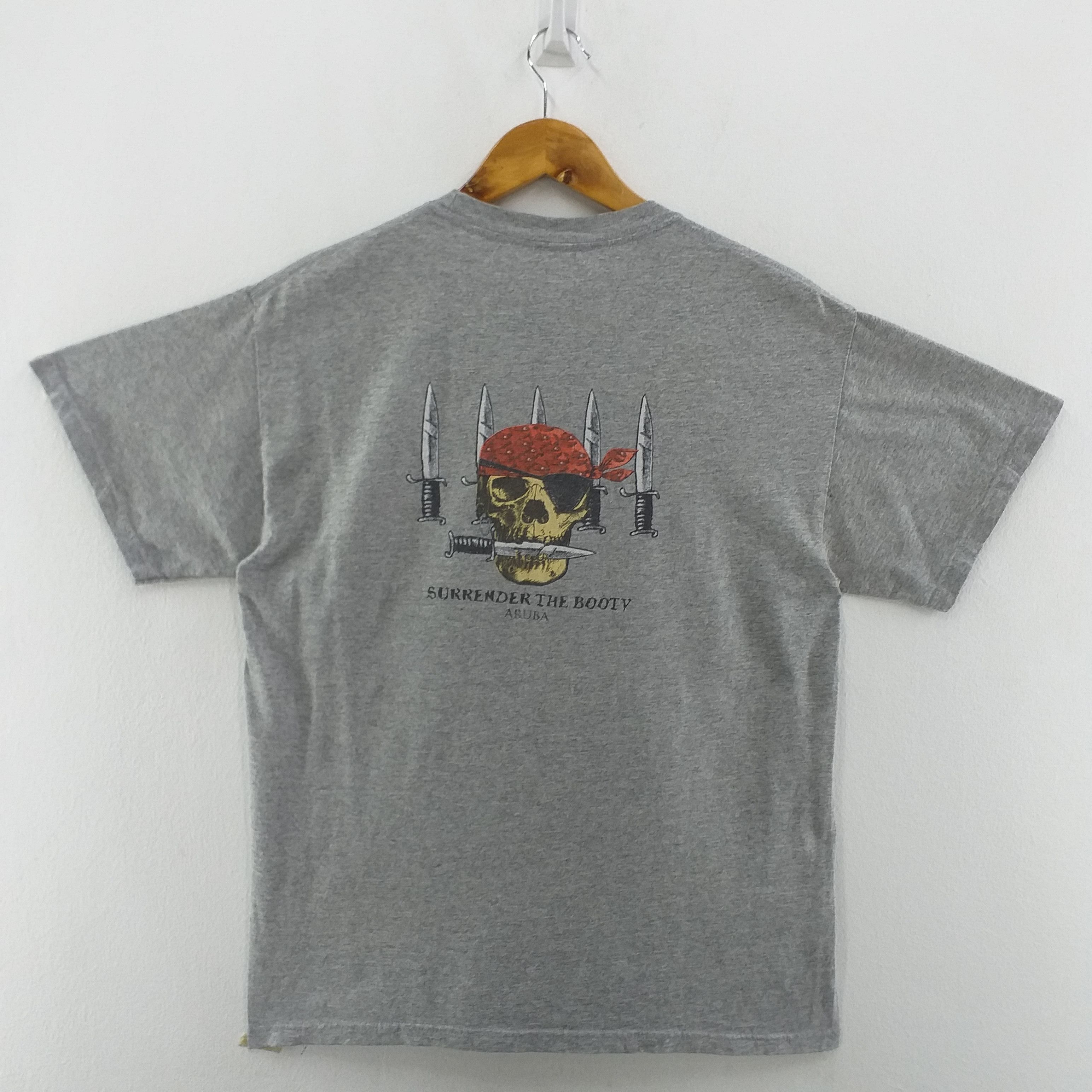 Japanese Brand Vintage Surrender The Booty Aruba Tshirt -F076 Size US M / EU 48-50 / 2 - 2 Thumbnail