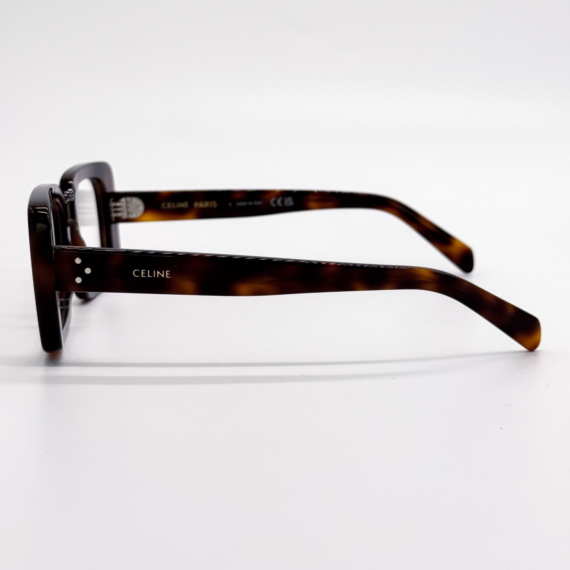 Celine NEW CL50163I 053, SQUARE HAVANA BROWN WOMEN EYEGLASSES CELIN Size ONE SIZE - 6 Thumbnail