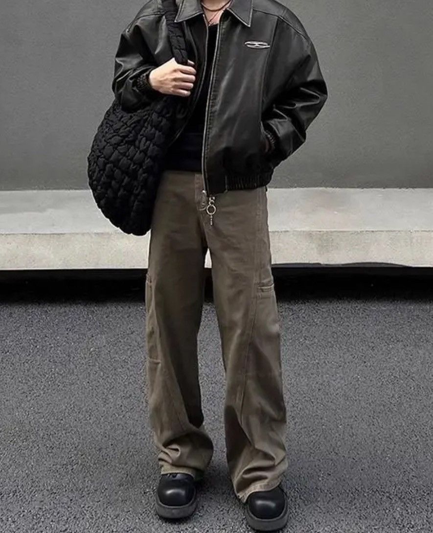 image of Casual High Street Bootcut Pant in Brown, Men's (Size 31)