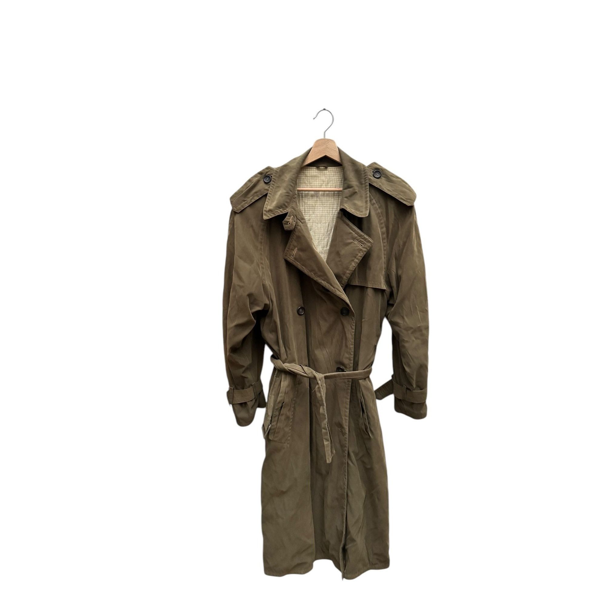 Jil Sander Kaki Cotton Trench Coat Size M / US 6-8 / IT 42-44 - 1 Thumbnail